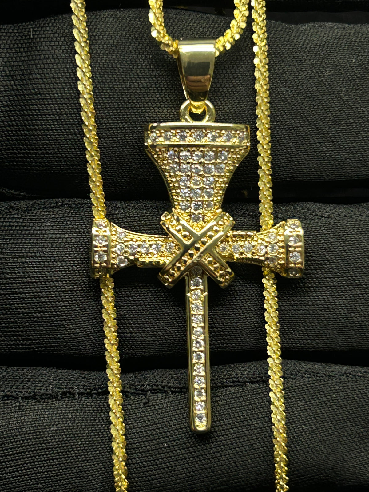 Three Nail Cross pendant