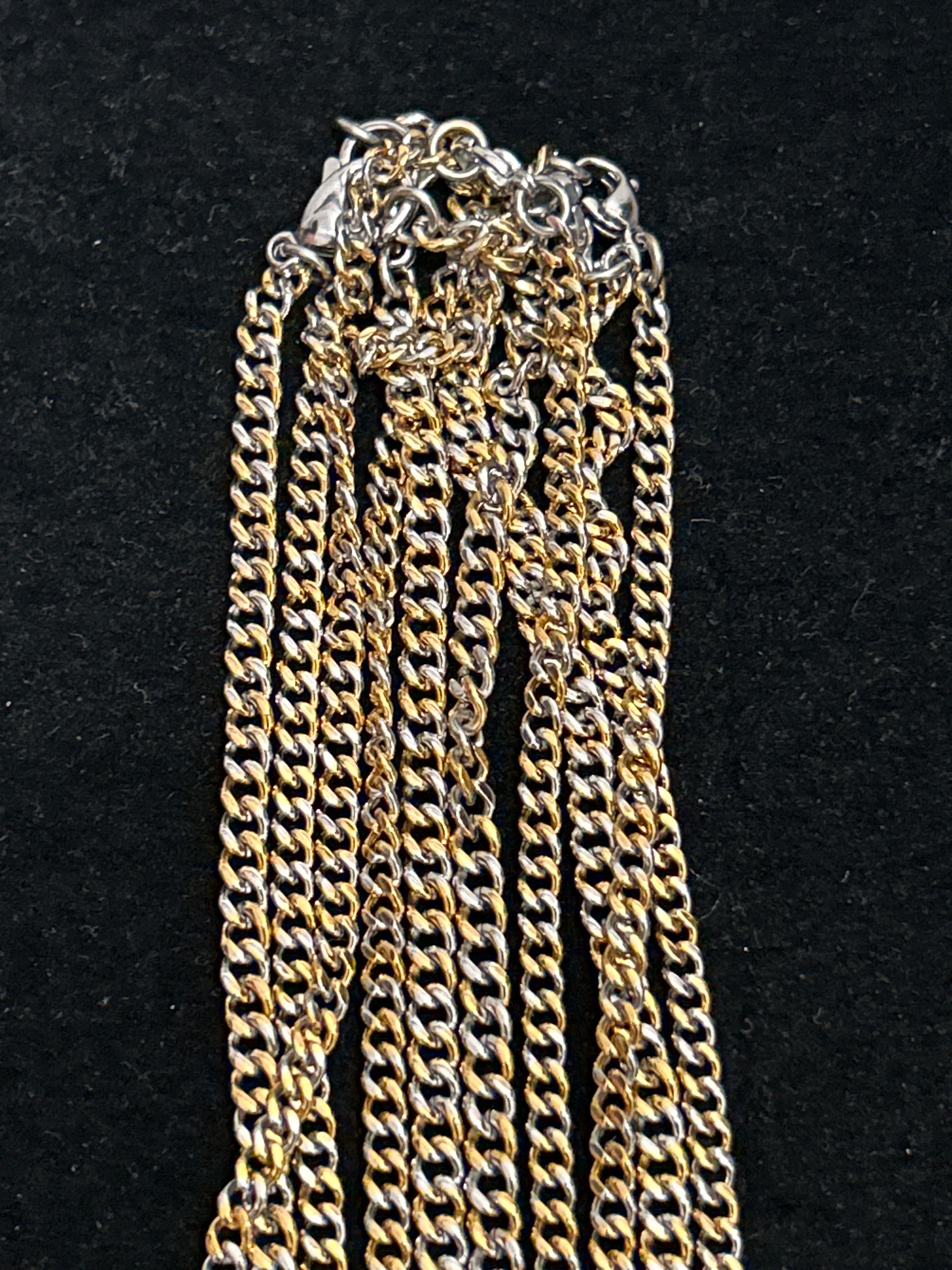 Two tone cuban chain