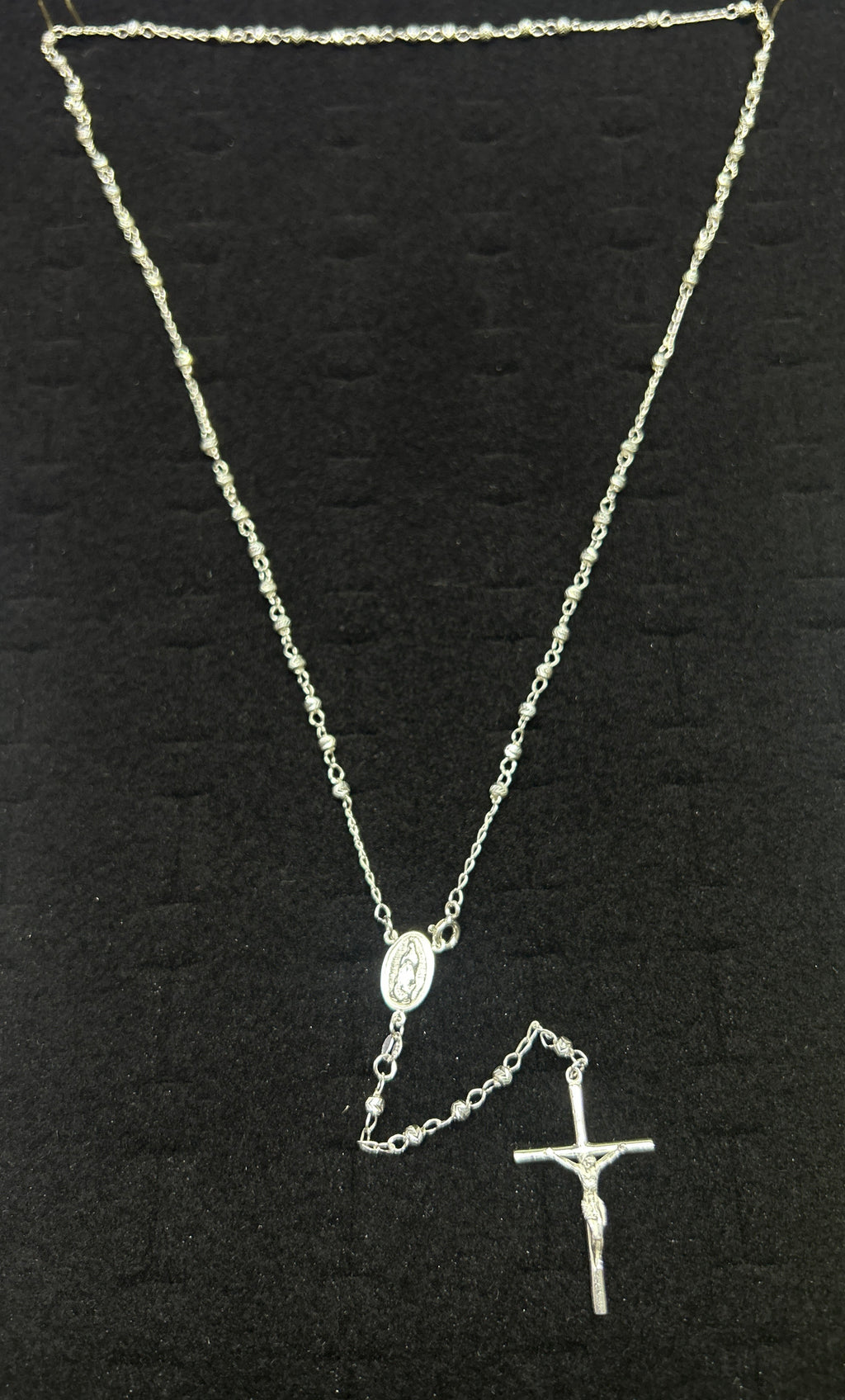 Silver Rosary