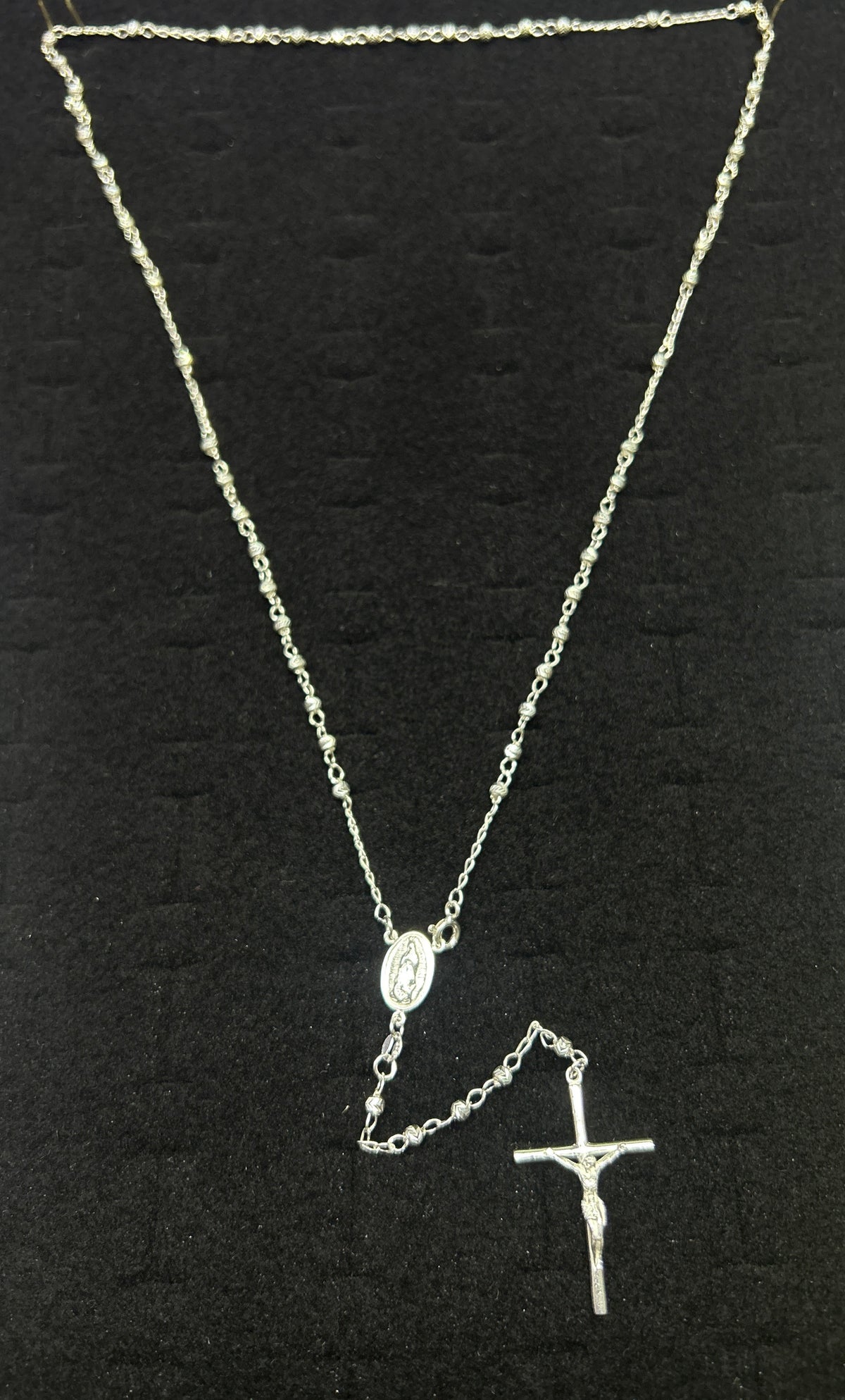 Silver Rosary