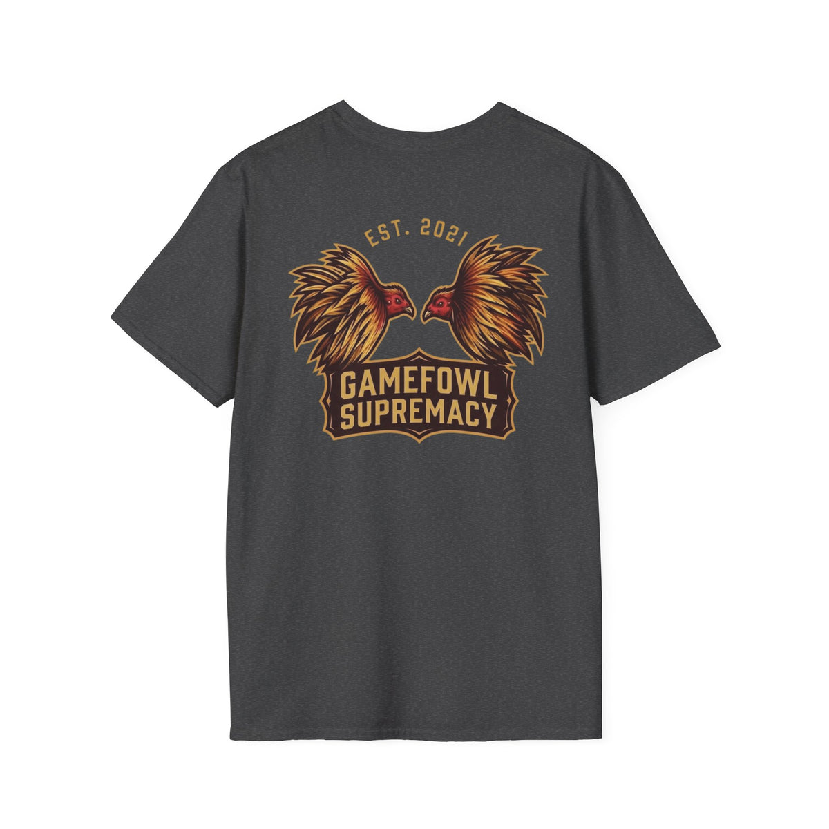 Gamefowl Supremacy T-Shirt — Rooster Fight Vintage Graphic Tee