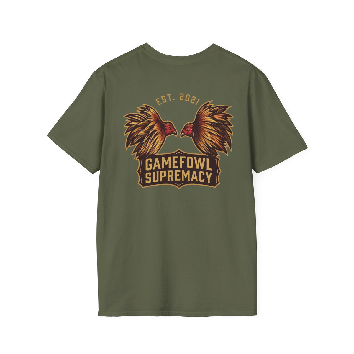 Gamefowl Supremacy T-Shirt — Rooster Fight Vintage Graphic Tee