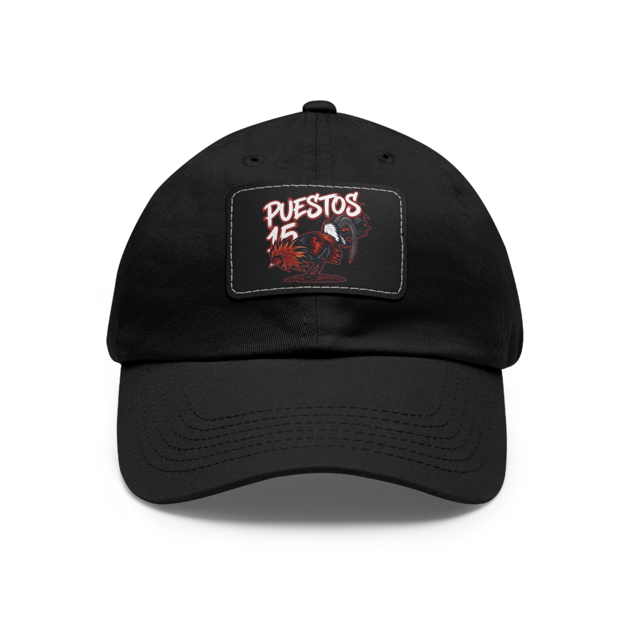 Puestos 15 Skull Graphic Hat with Leather Patch