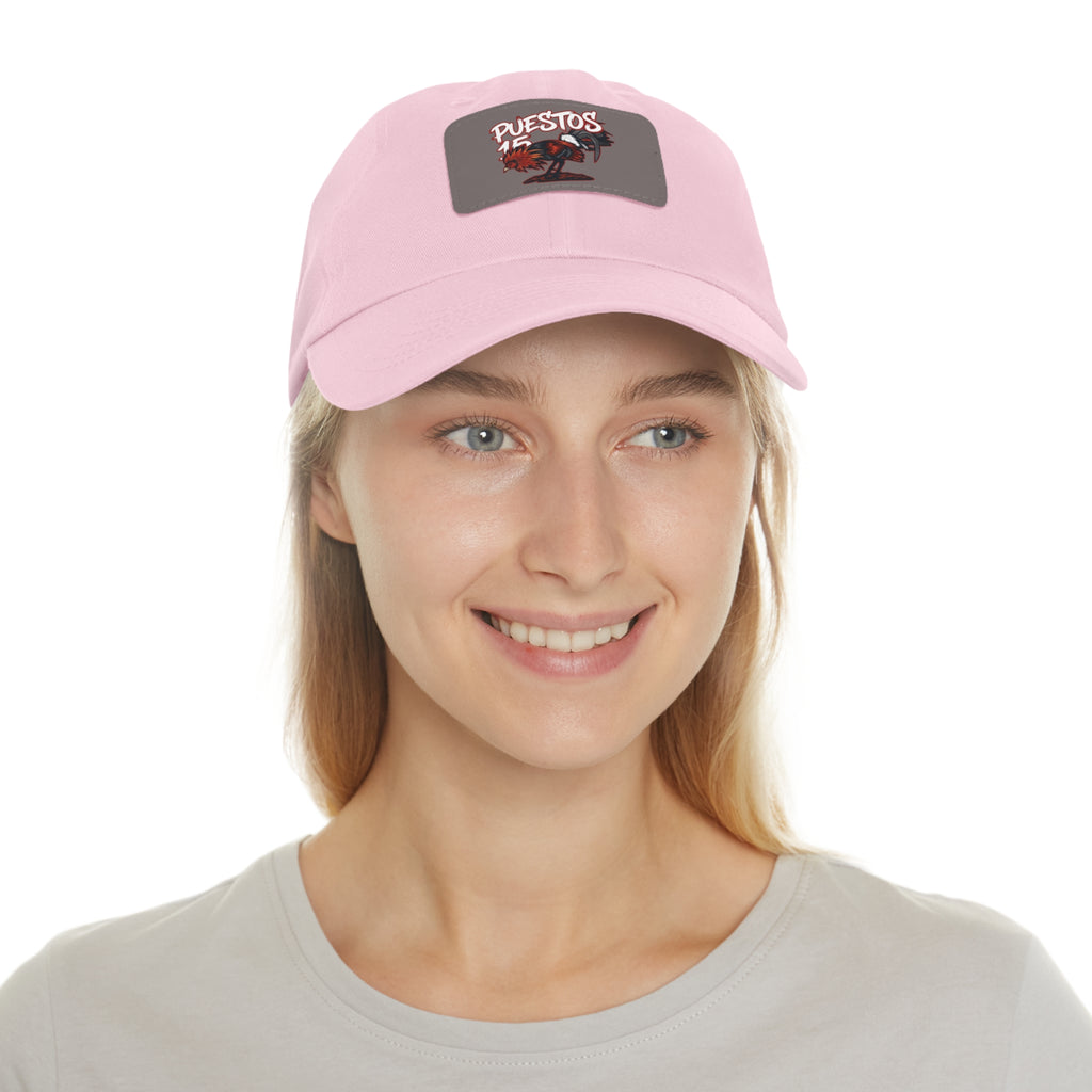 Puestos 15 Skull Graphic Hat with Leather Patch