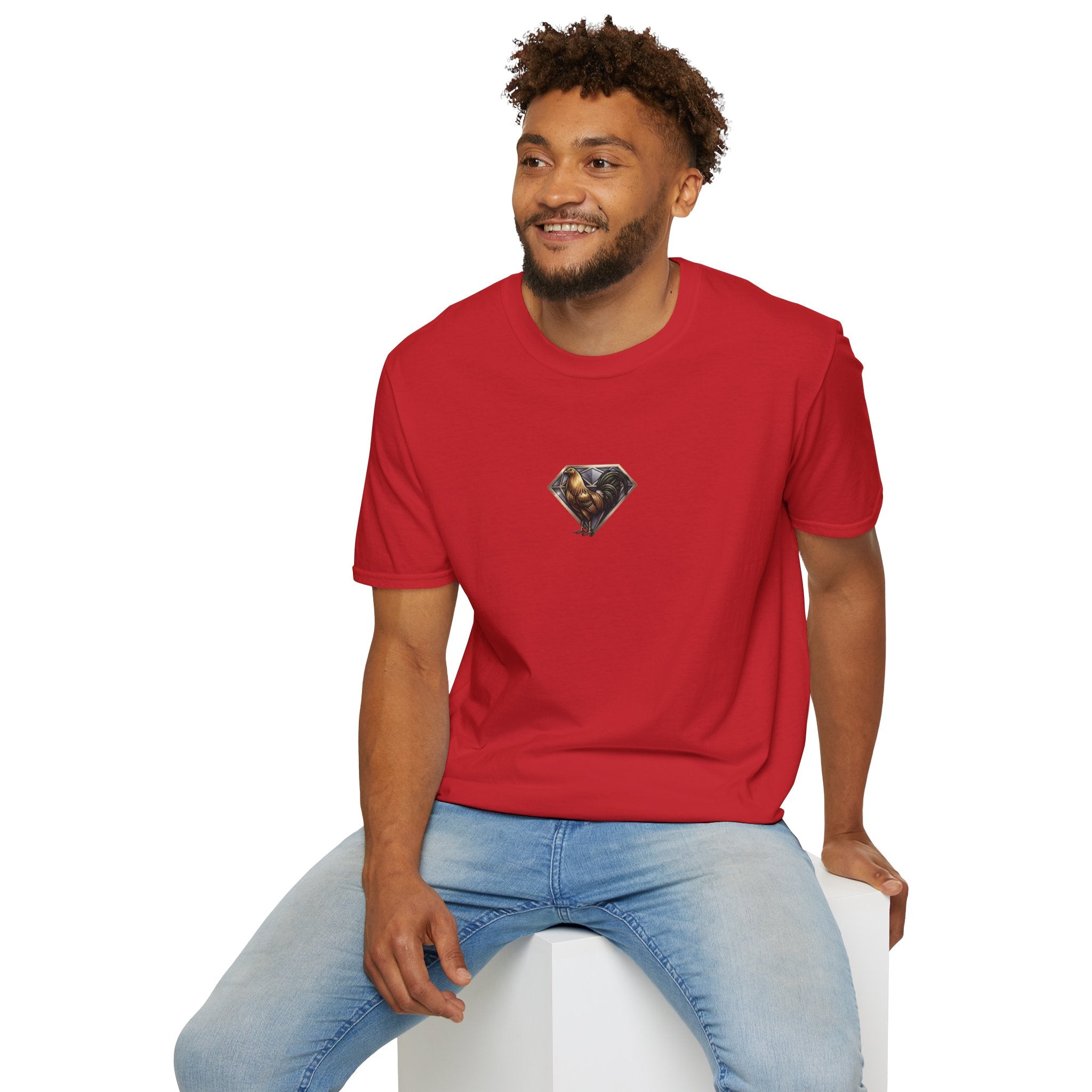 Los Dueños Del Palenque Diamond Fox Tee — Minimal Animal Graphic T‑Shirt
