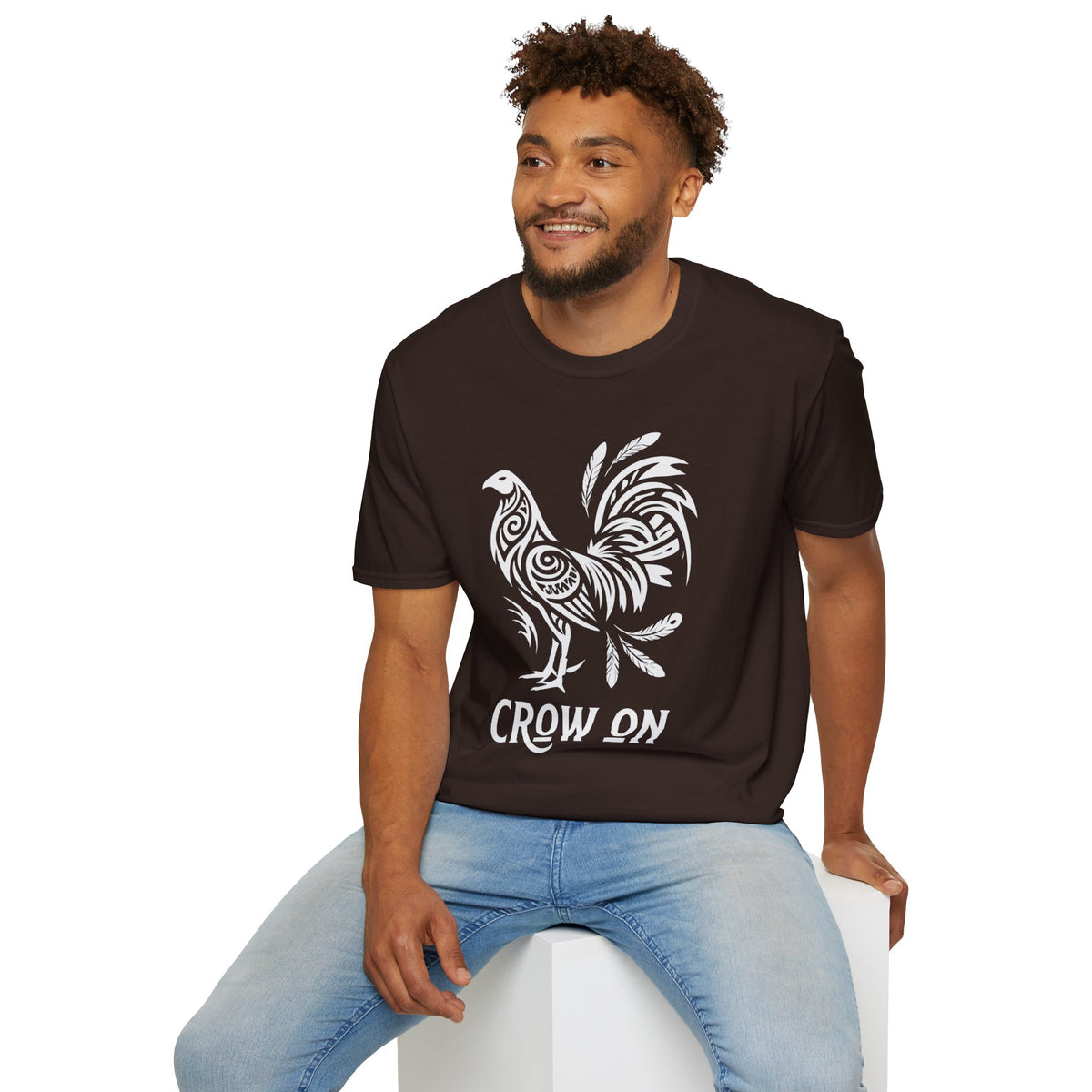 Crow On Vintage T-Shirt