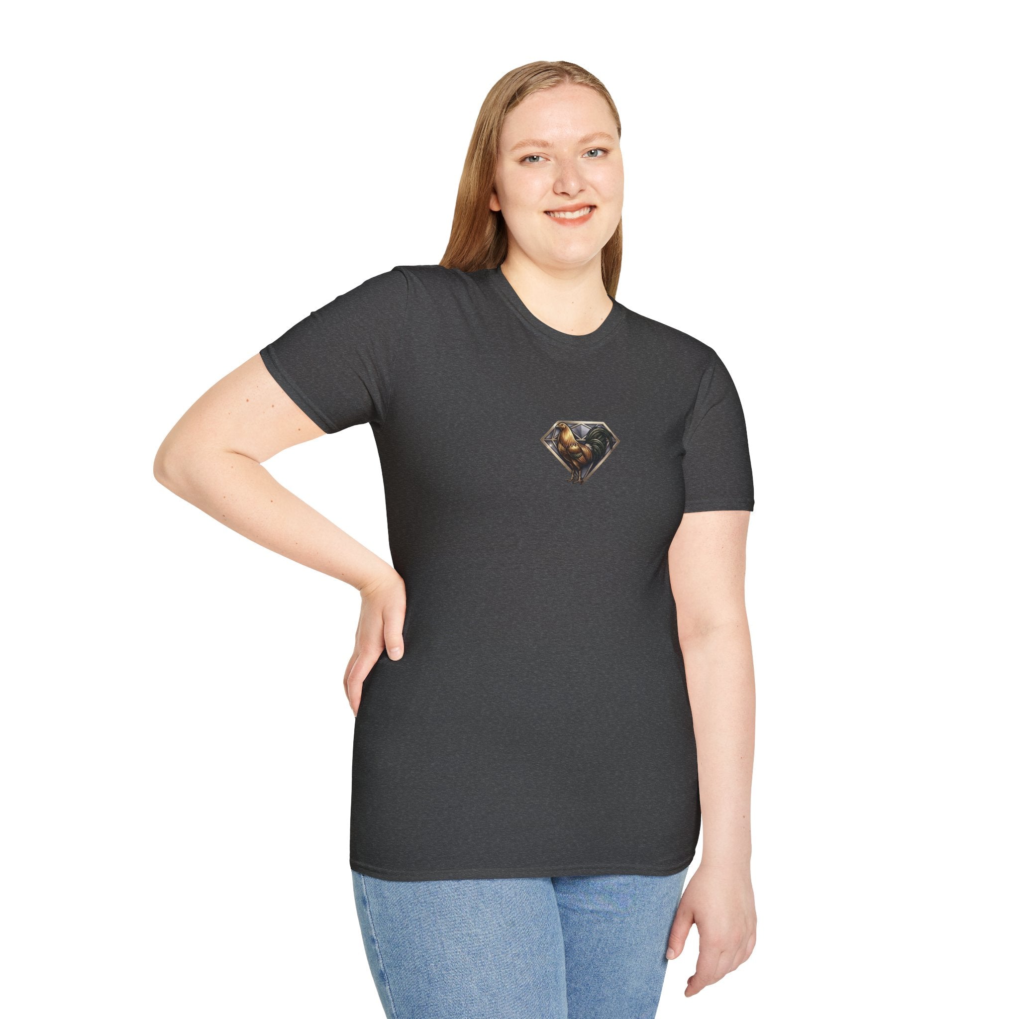 Los Dueños Del Palenque Diamond Fox Tee — Minimal Animal Graphic T‑Shirt