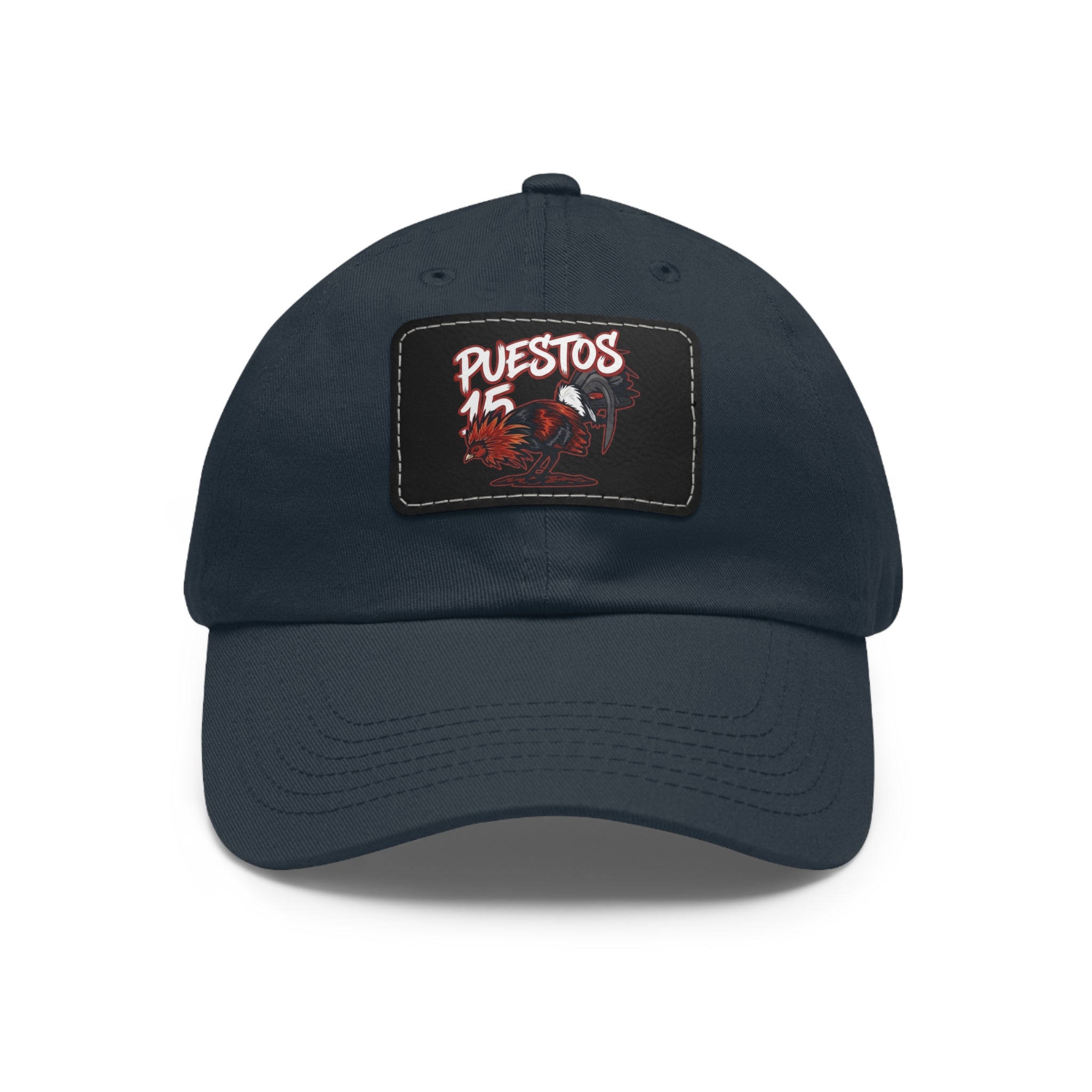Puestos 15 Skull Graphic Hat with Leather Patch