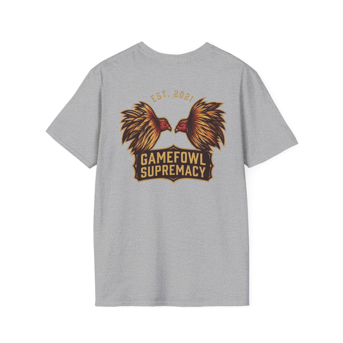 Gamefowl Supremacy T-Shirt — Rooster Fight Vintage Graphic Tee