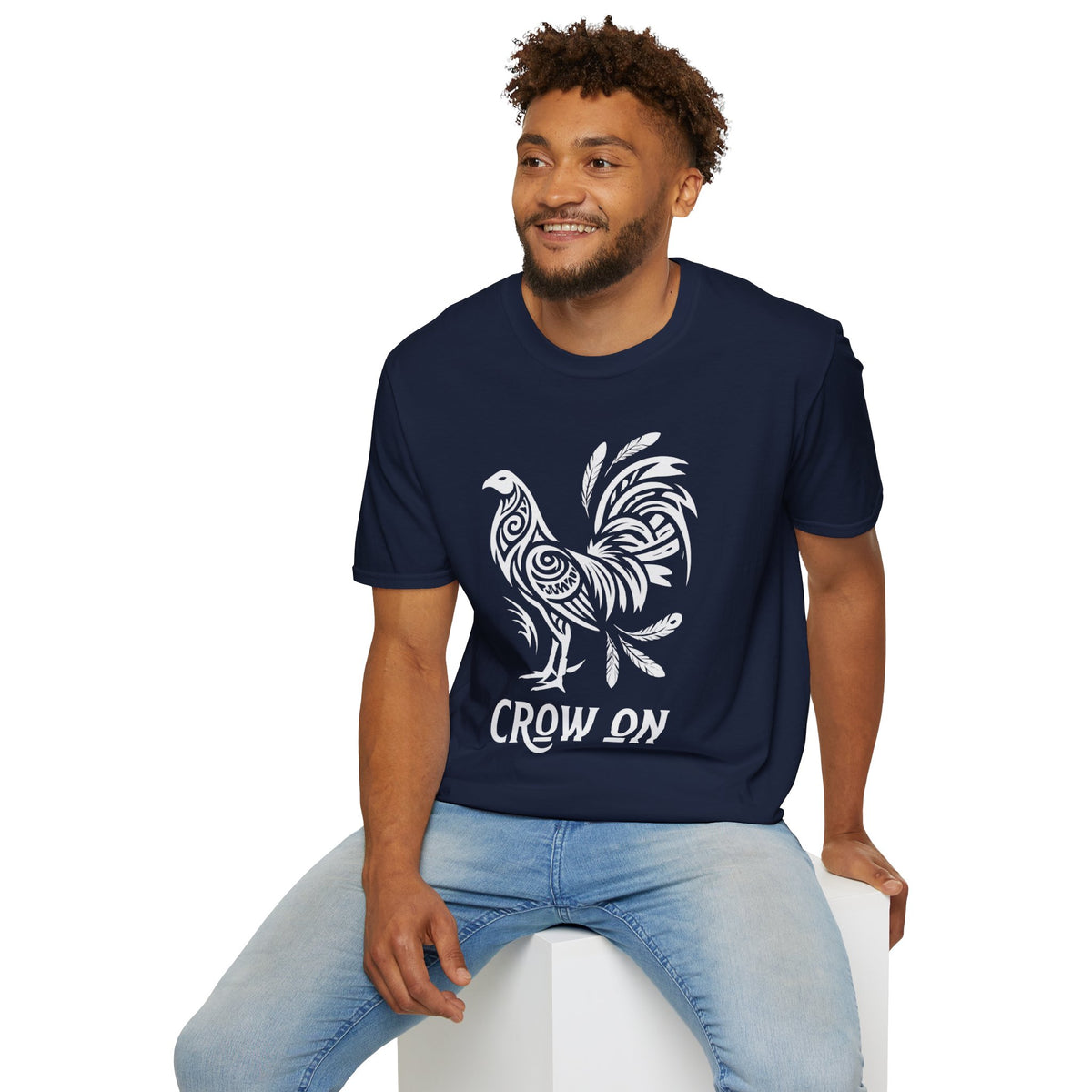 Crow On Vintage T-Shirt