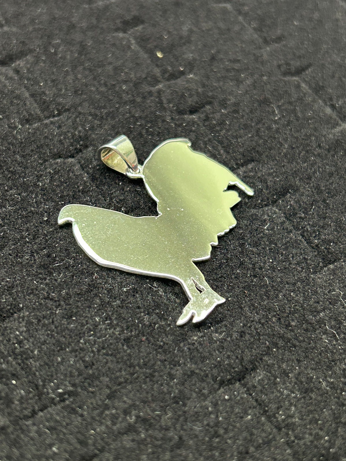 925 Rooster Silhouette Pendant