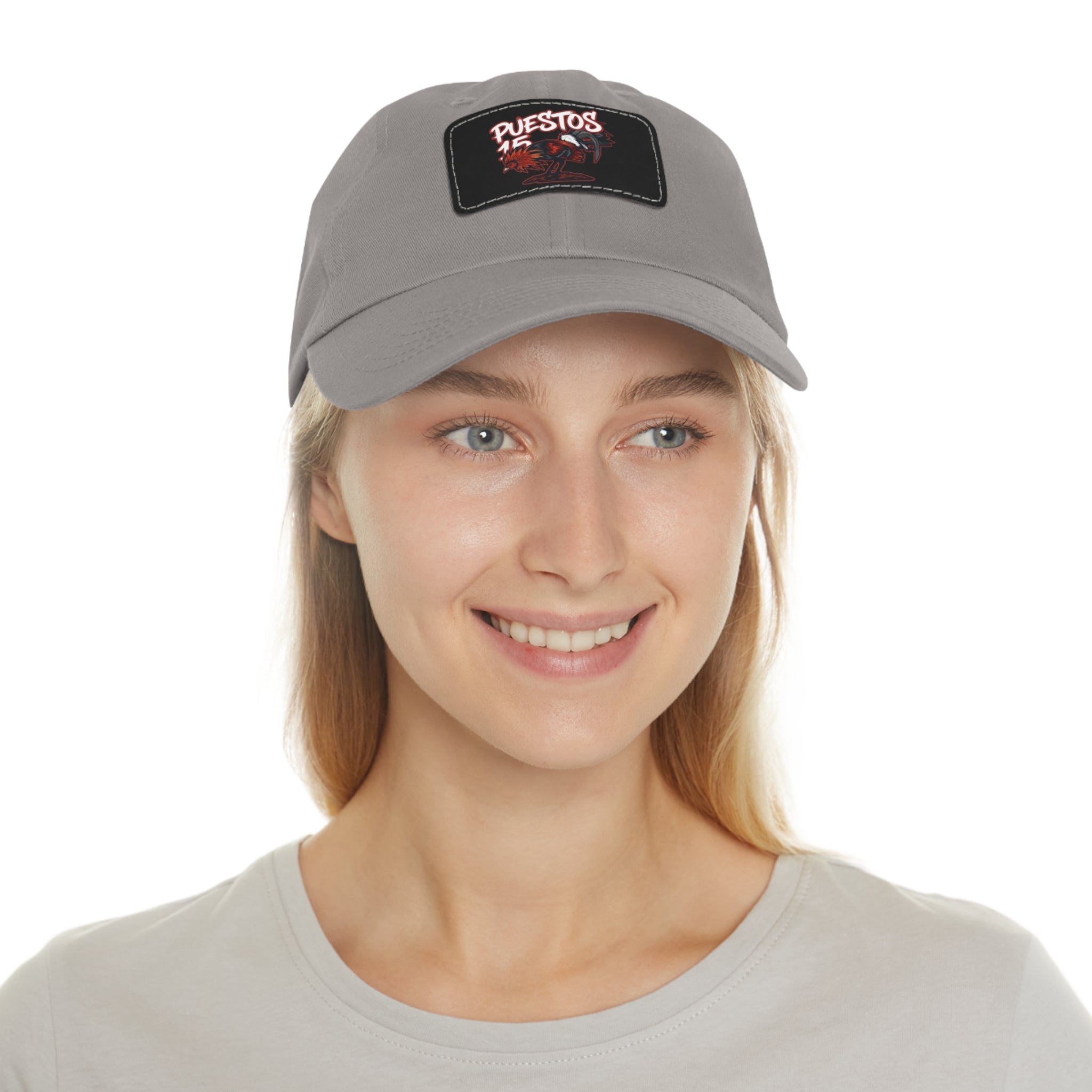 Puestos 15 Skull Graphic Hat with Leather Patch