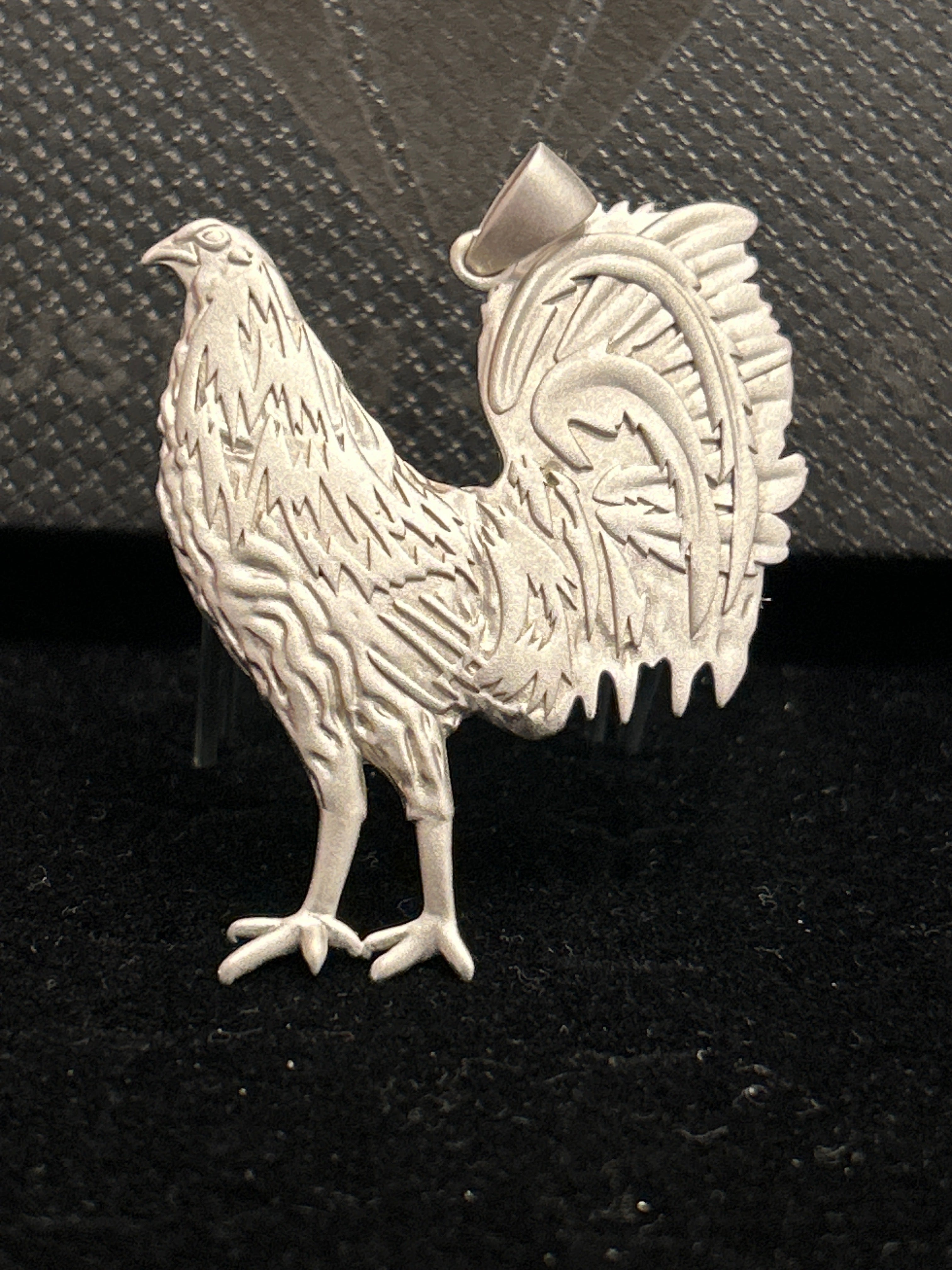 Silver 2x2 inch pendant