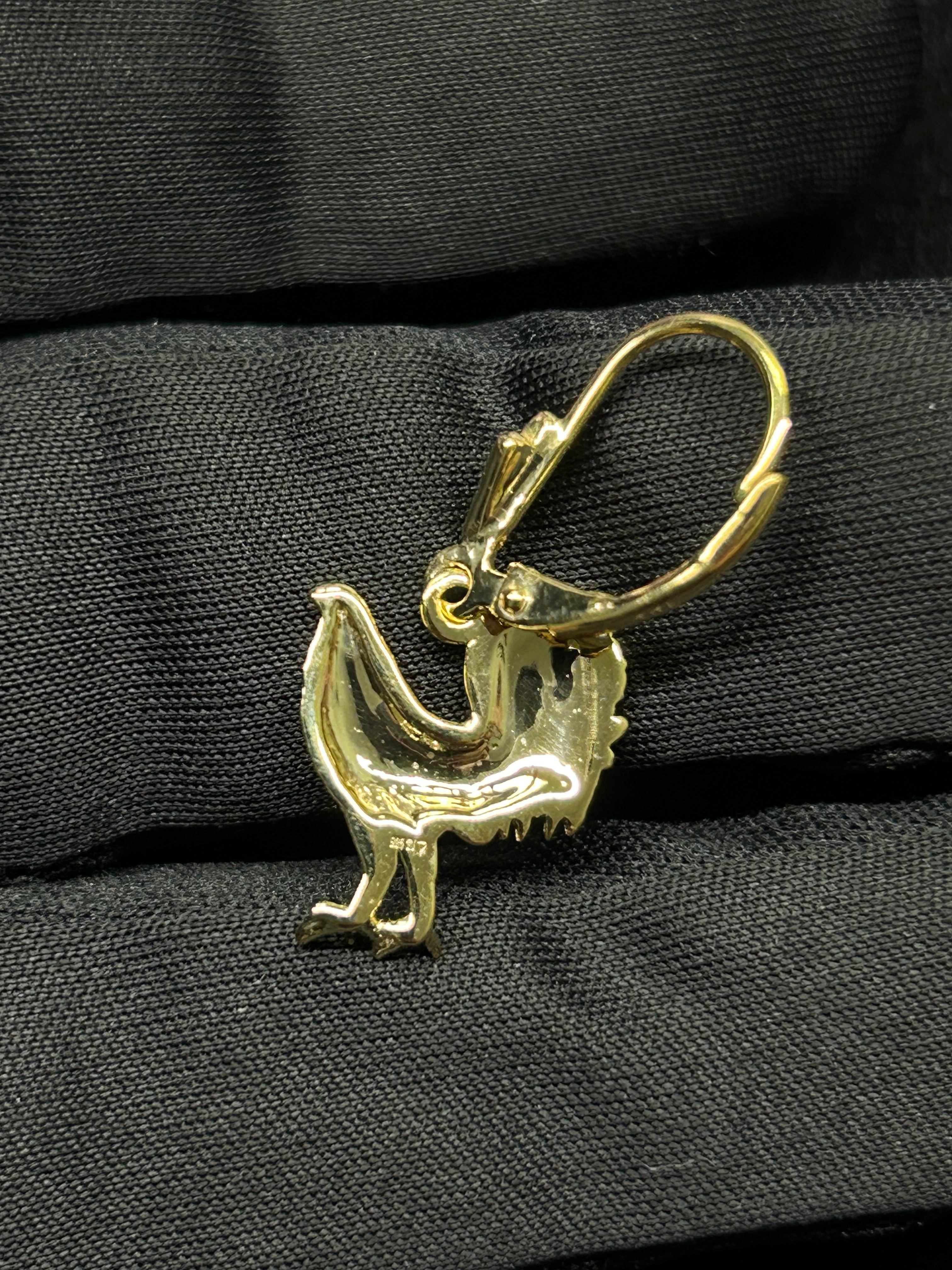 Rooster Earrings