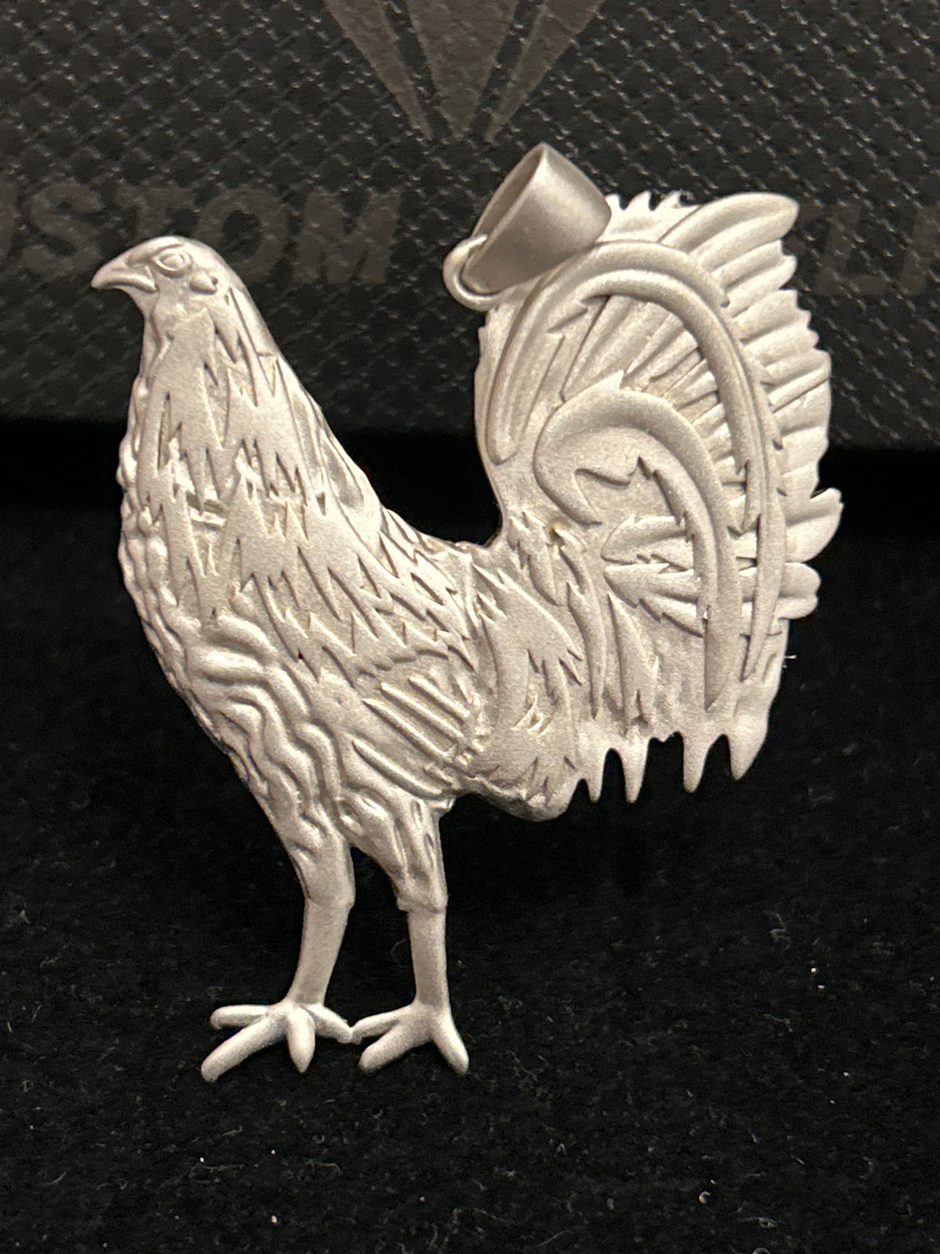 Silver 2x2 inch pendant