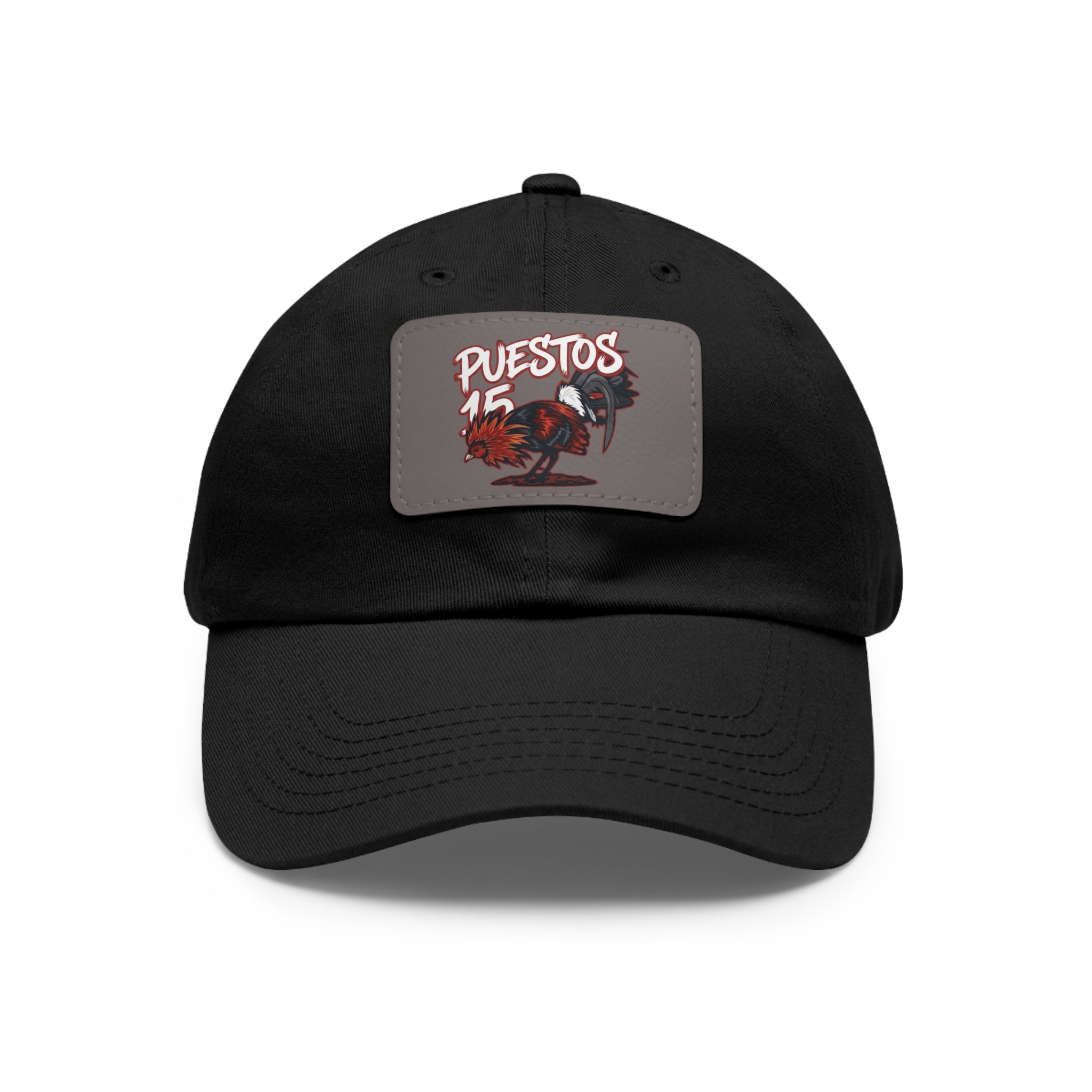 Puestos 15 Skull Graphic Hat with Leather Patch