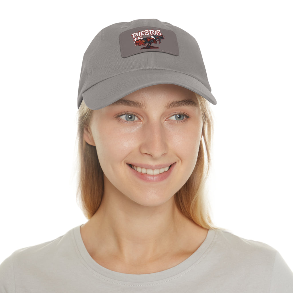 Puestos 15 Skull Graphic Hat with Leather Patch