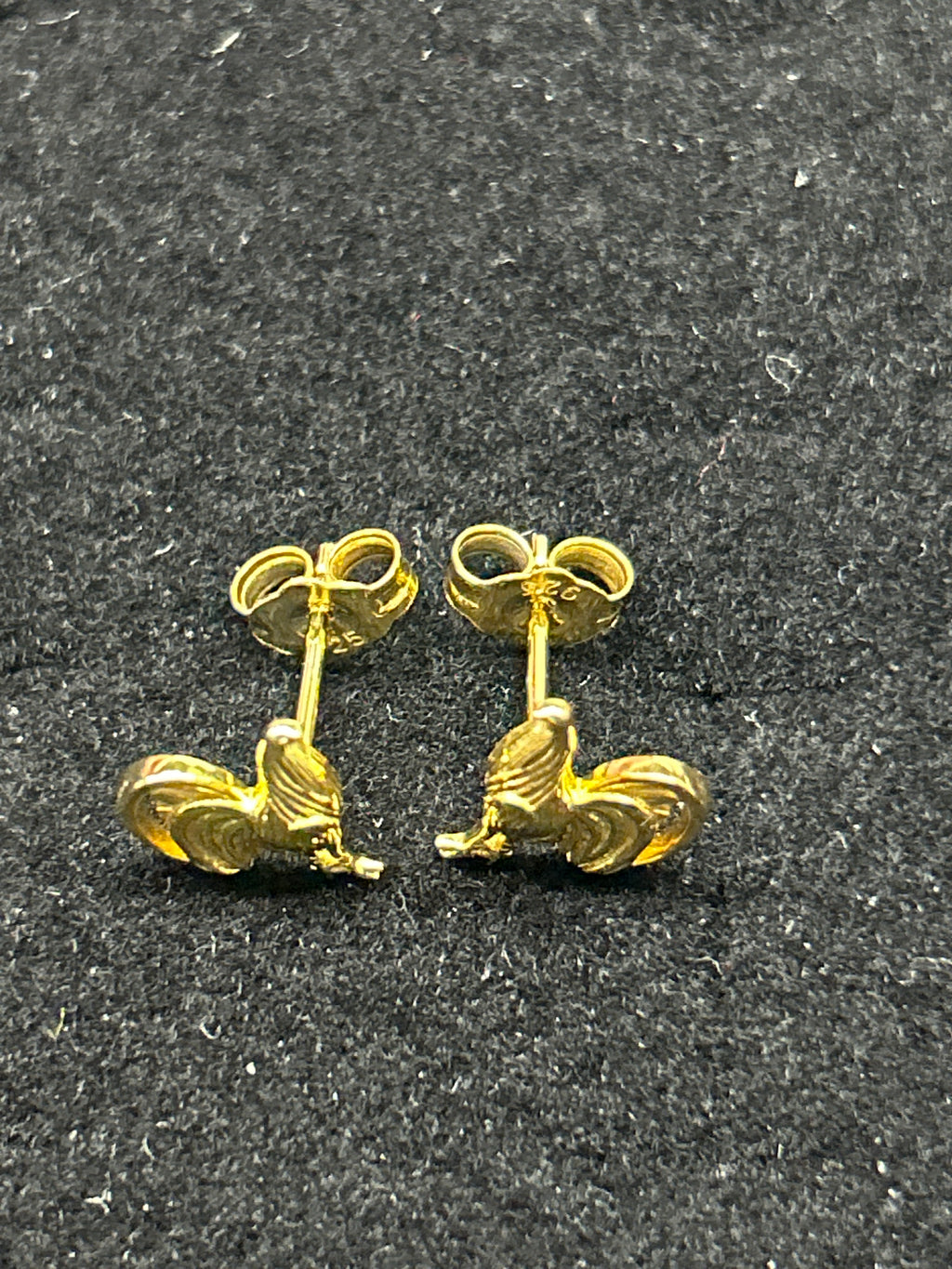 Rooster Stud Earrings