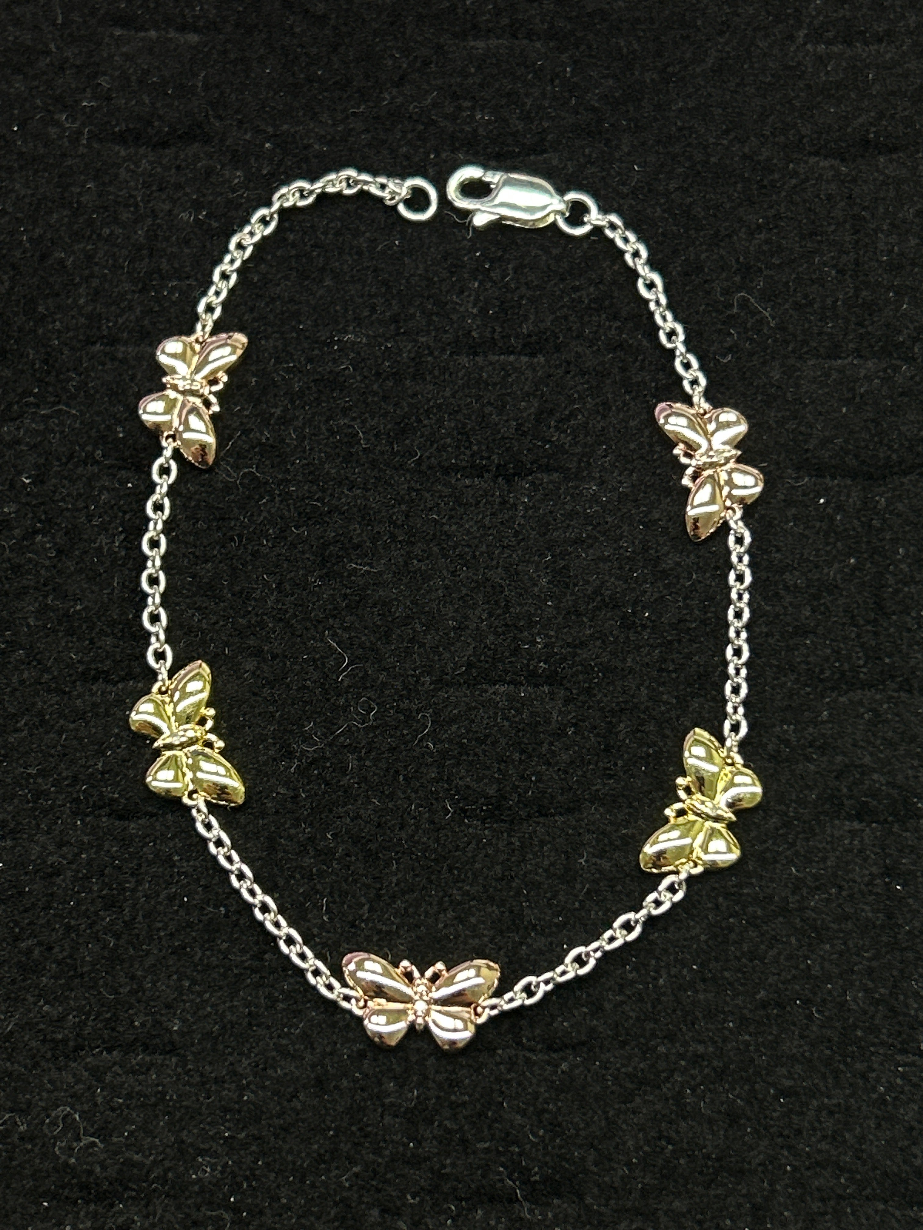 925 Butterfly Bracelet