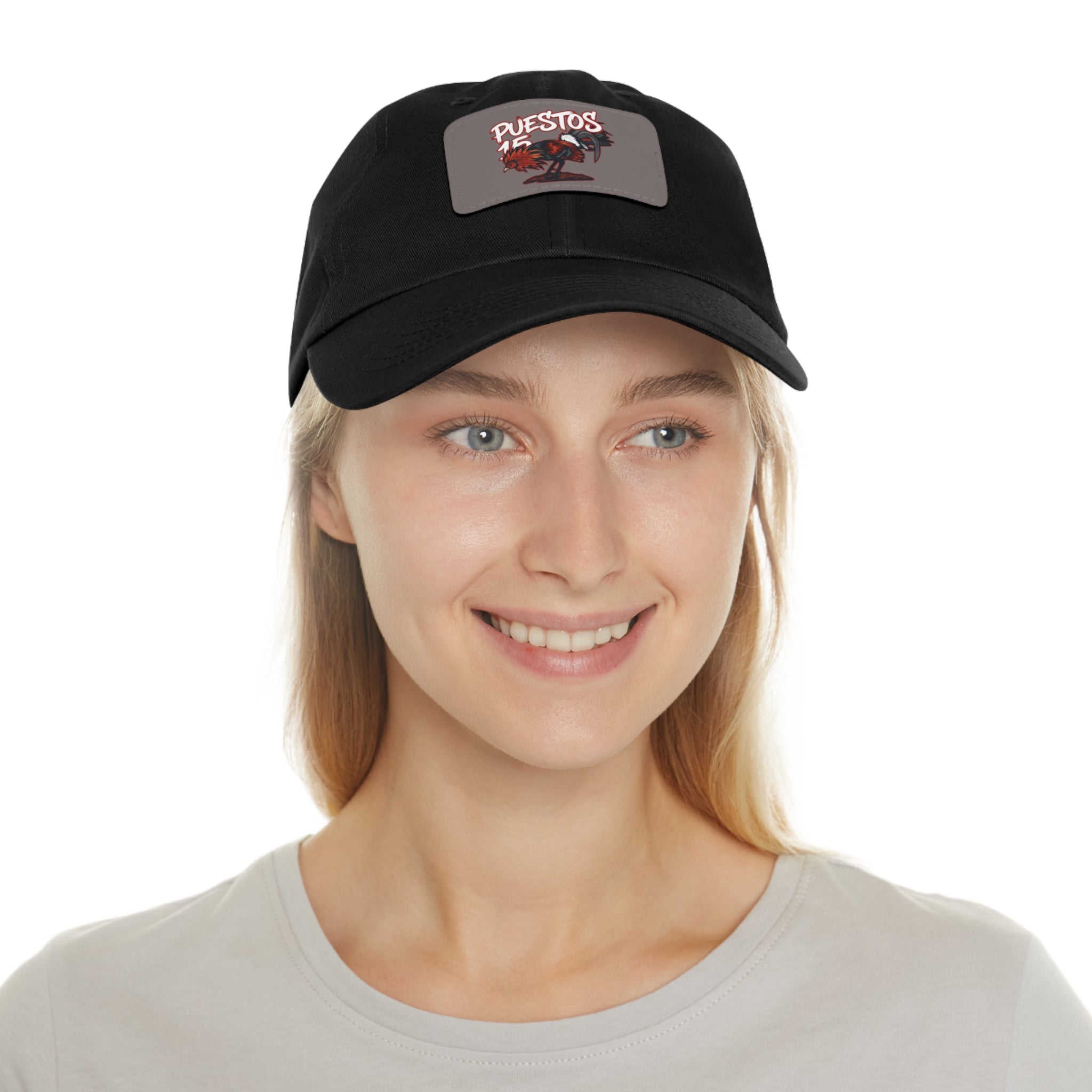 Puestos 15 Skull Graphic Hat with Leather Patch