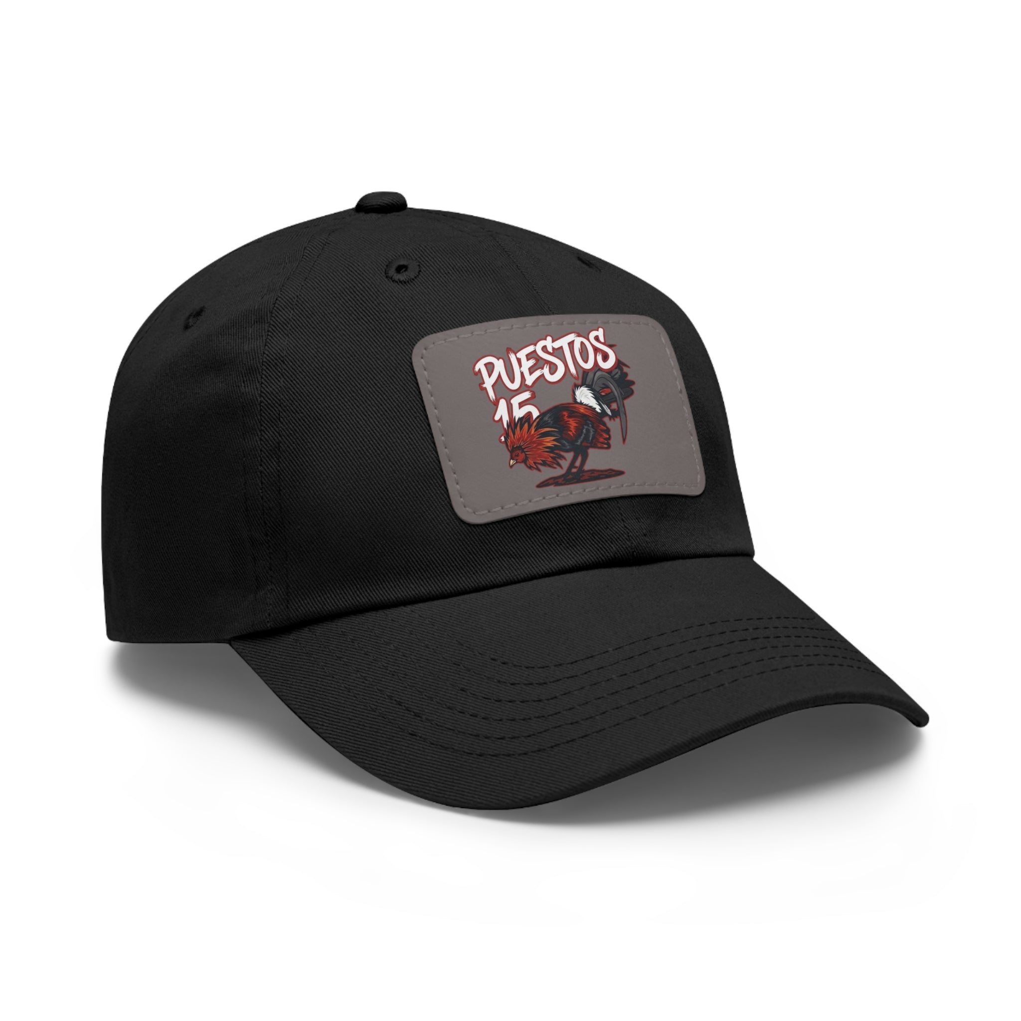 Puestos 15 Skull Graphic Hat with Leather Patch
