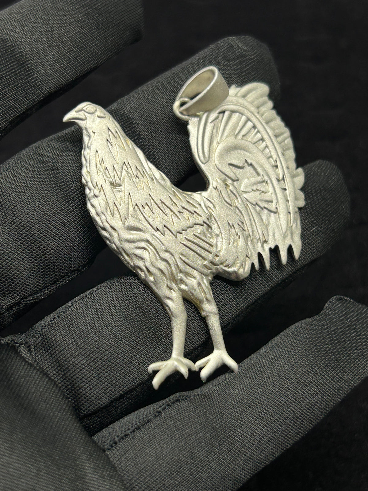 Matte Finish 2x2 inch Rooster