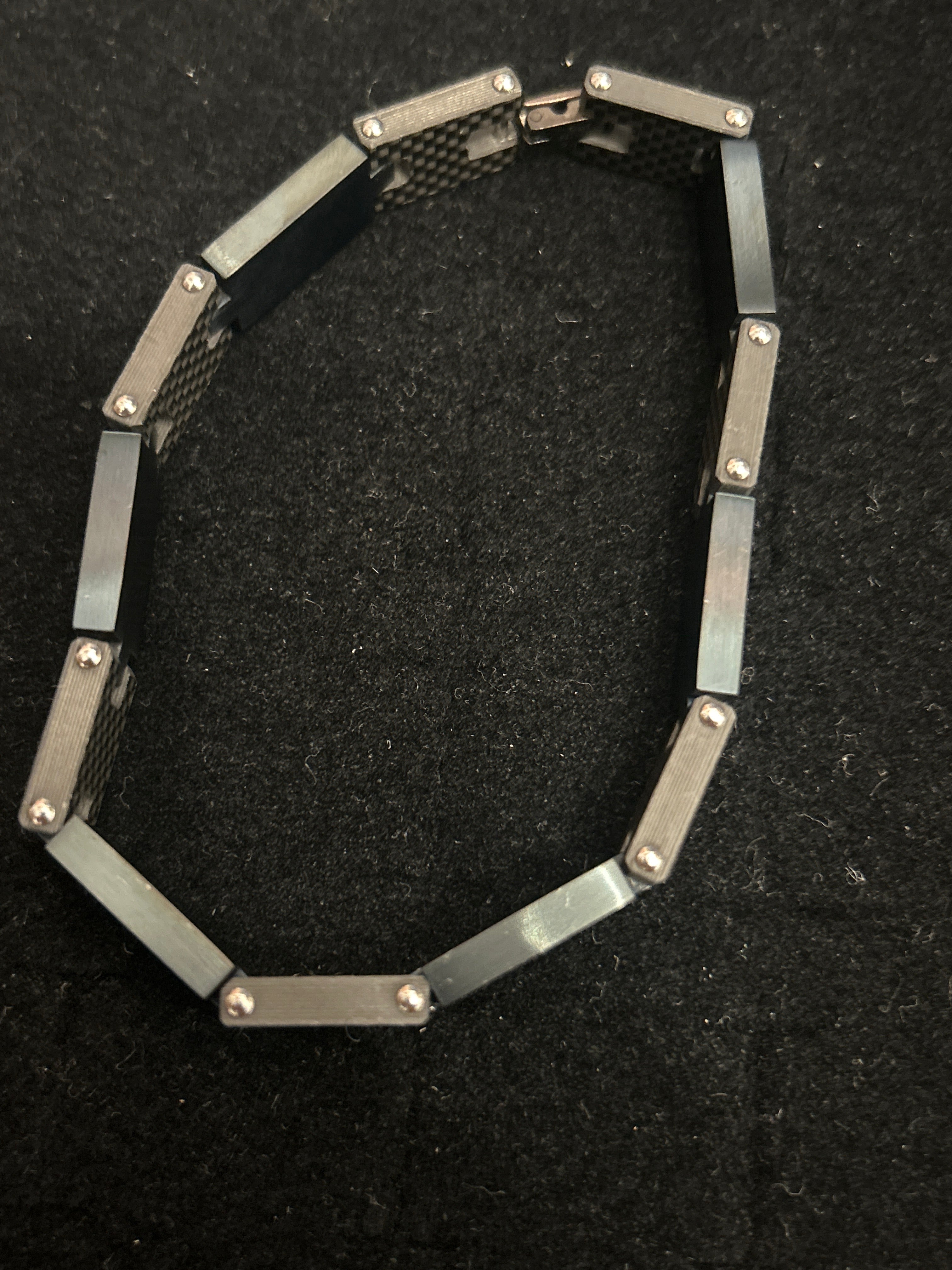 Carbon fiber Man Bracelet
