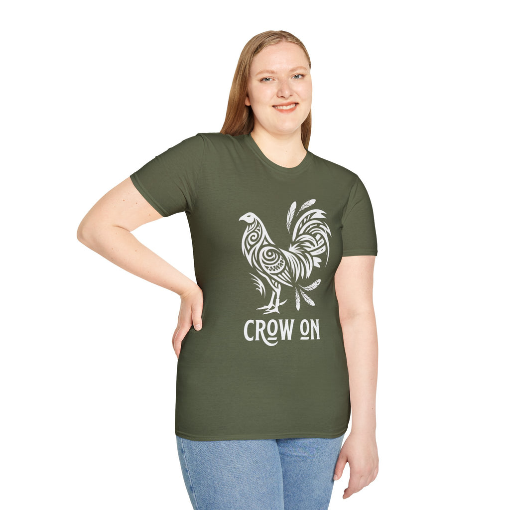 Crow On Vintage T-Shirt