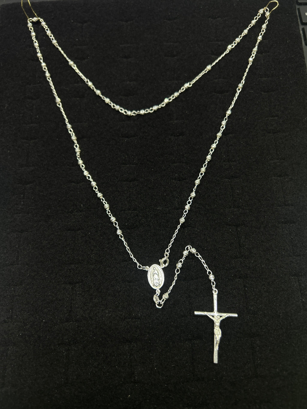 Silver Rosary