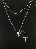Silver Rosary