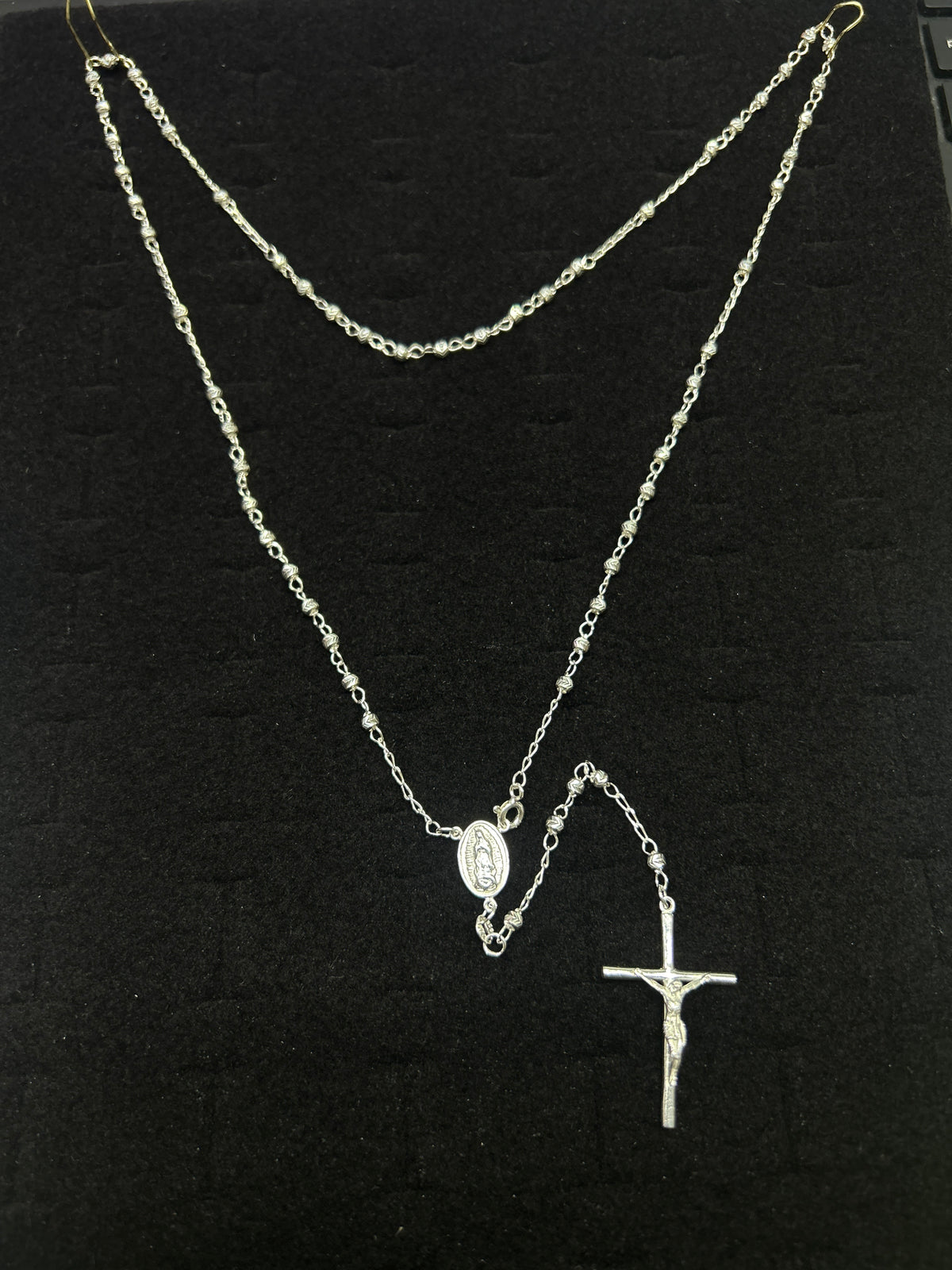 Silver Rosary
