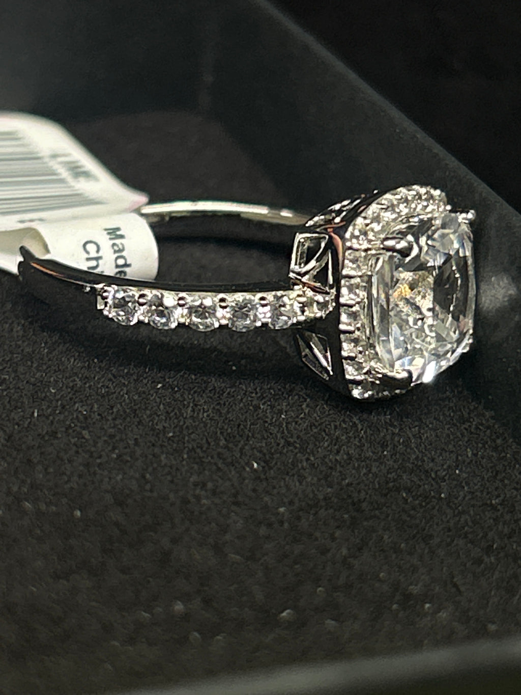 Silver Engagement Ring