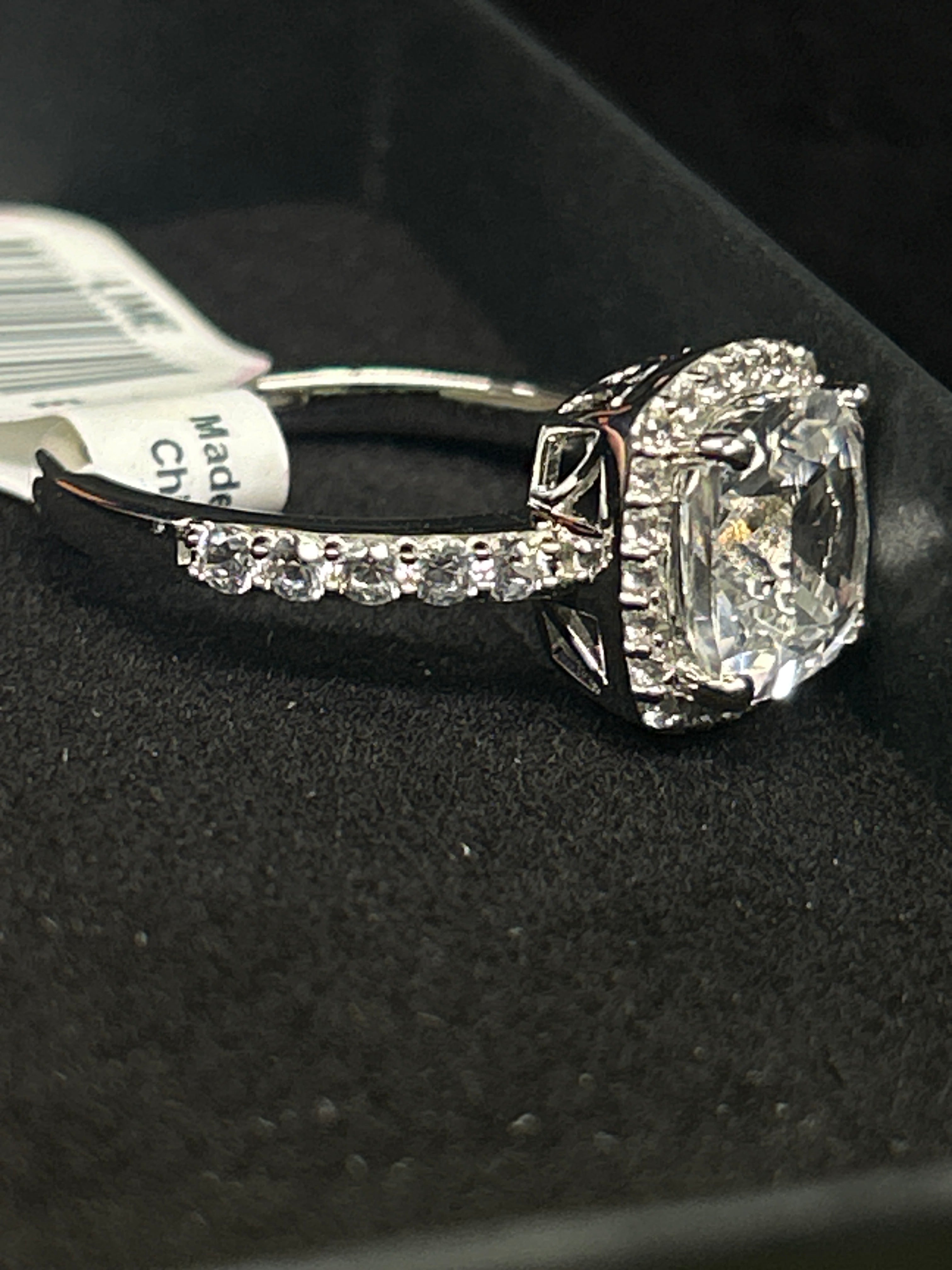 Silver Engagement Ring