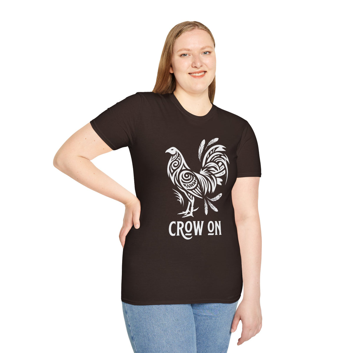 Crow On Vintage T-Shirt