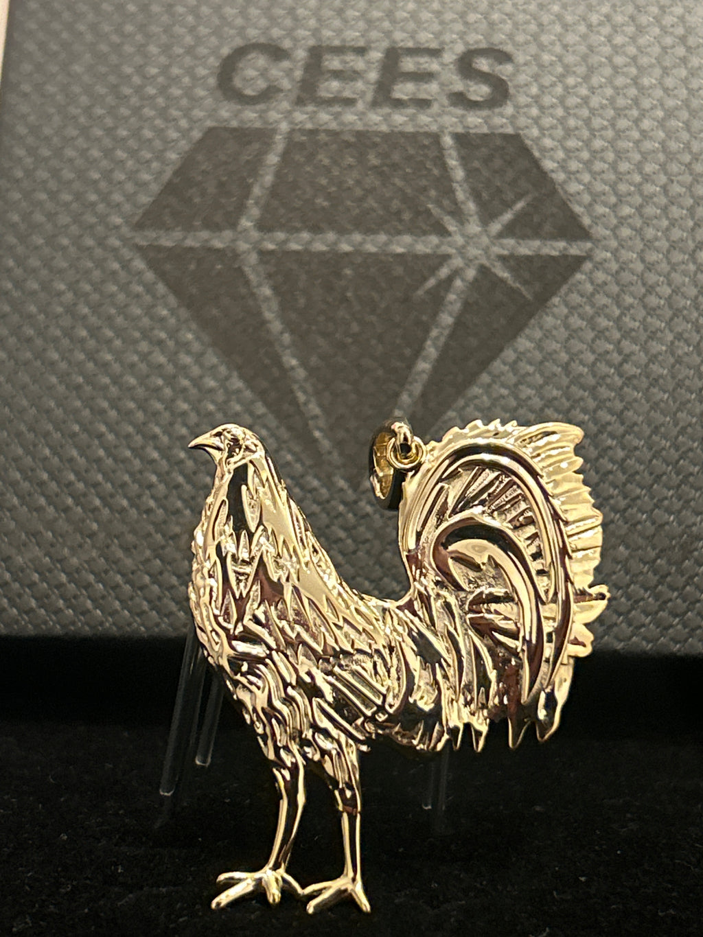 2x2 inch Rooster Pendant