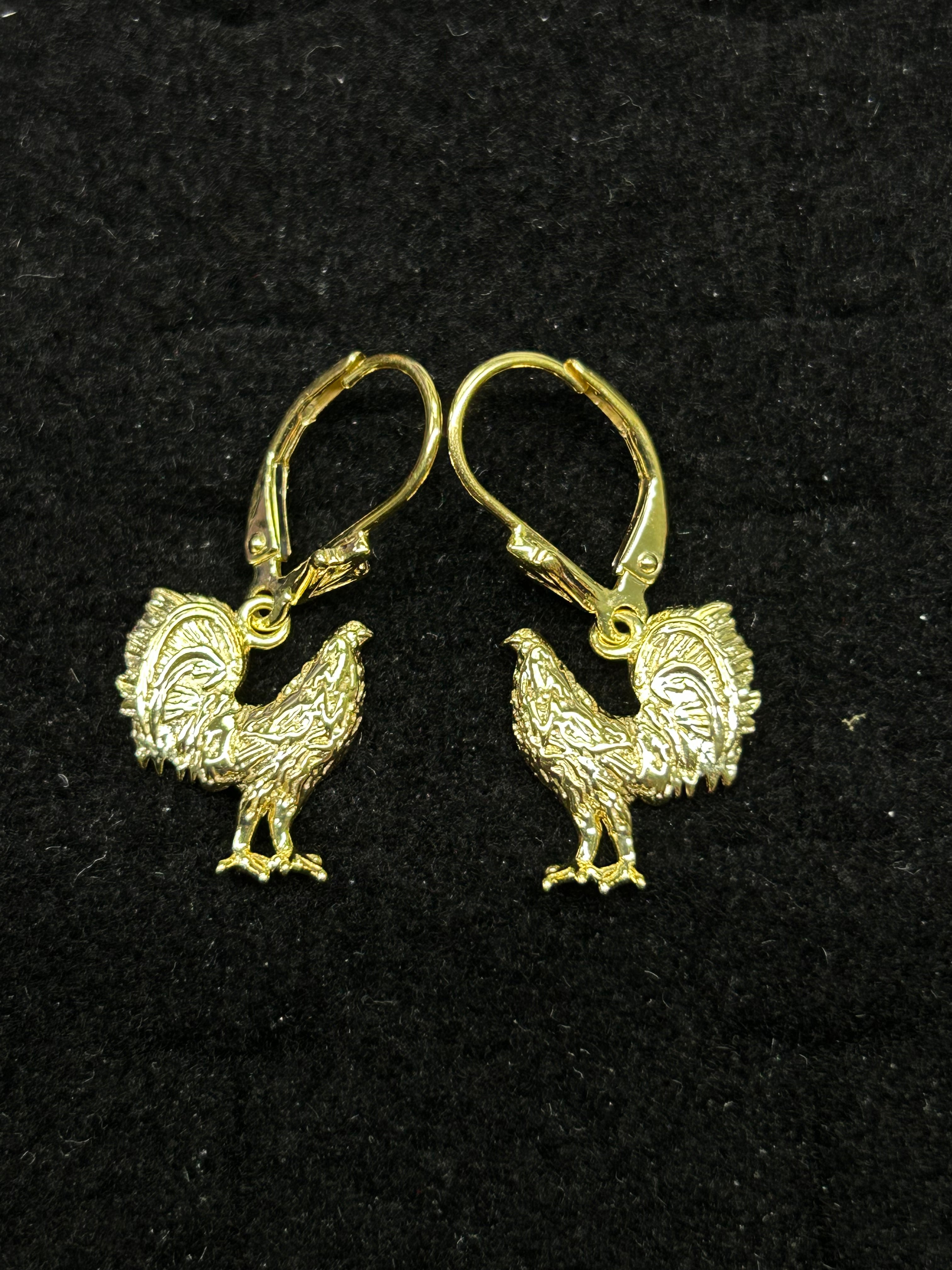 Rooster Earrings