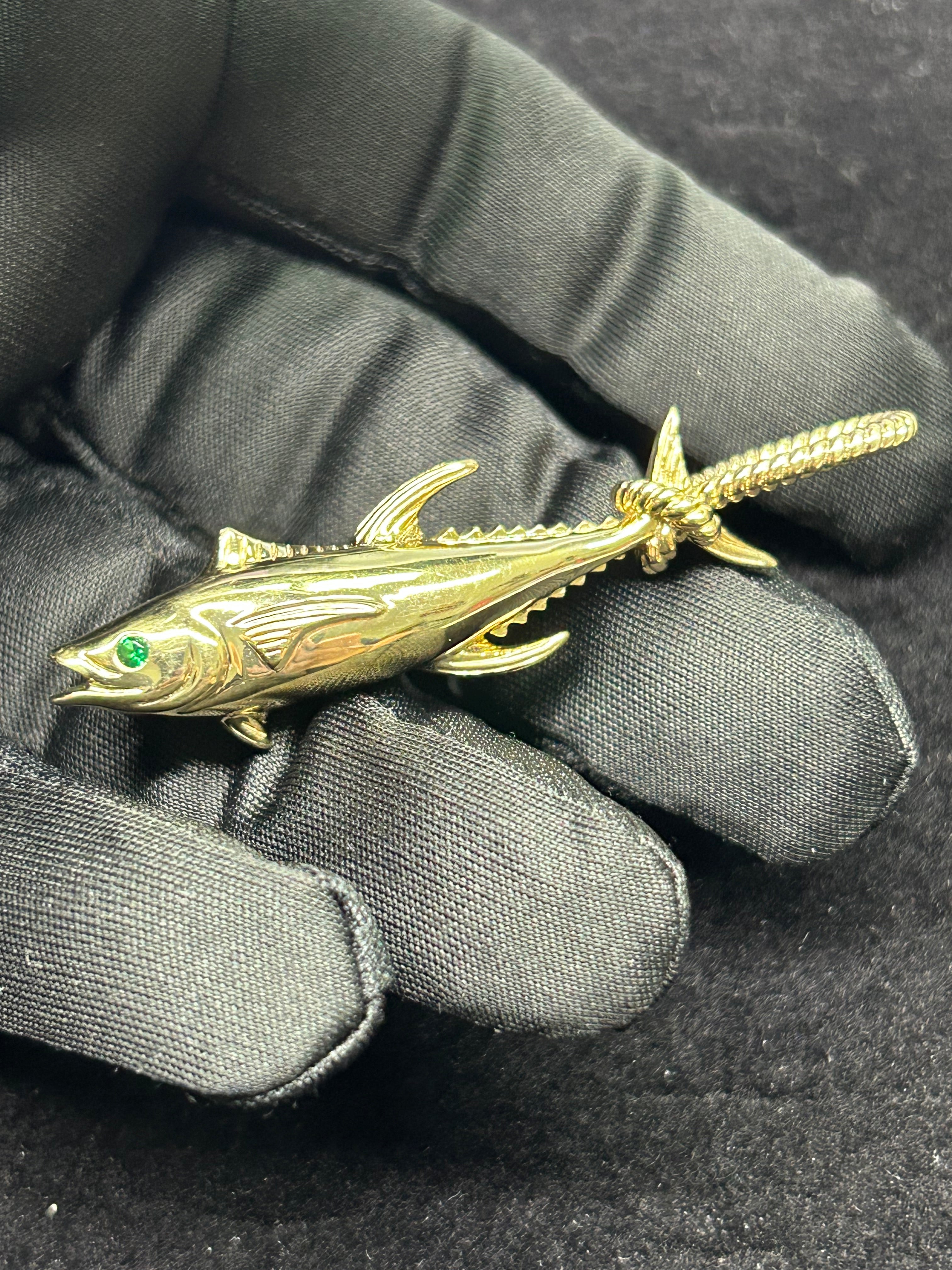 Tails Up Tuna pendant