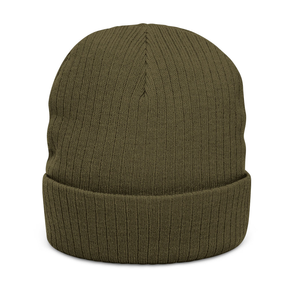 Puestos 15 Embroidered Beanie | Ribbed Knit Cuff Hat