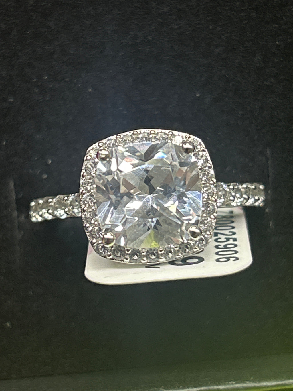Silver Engagement Ring