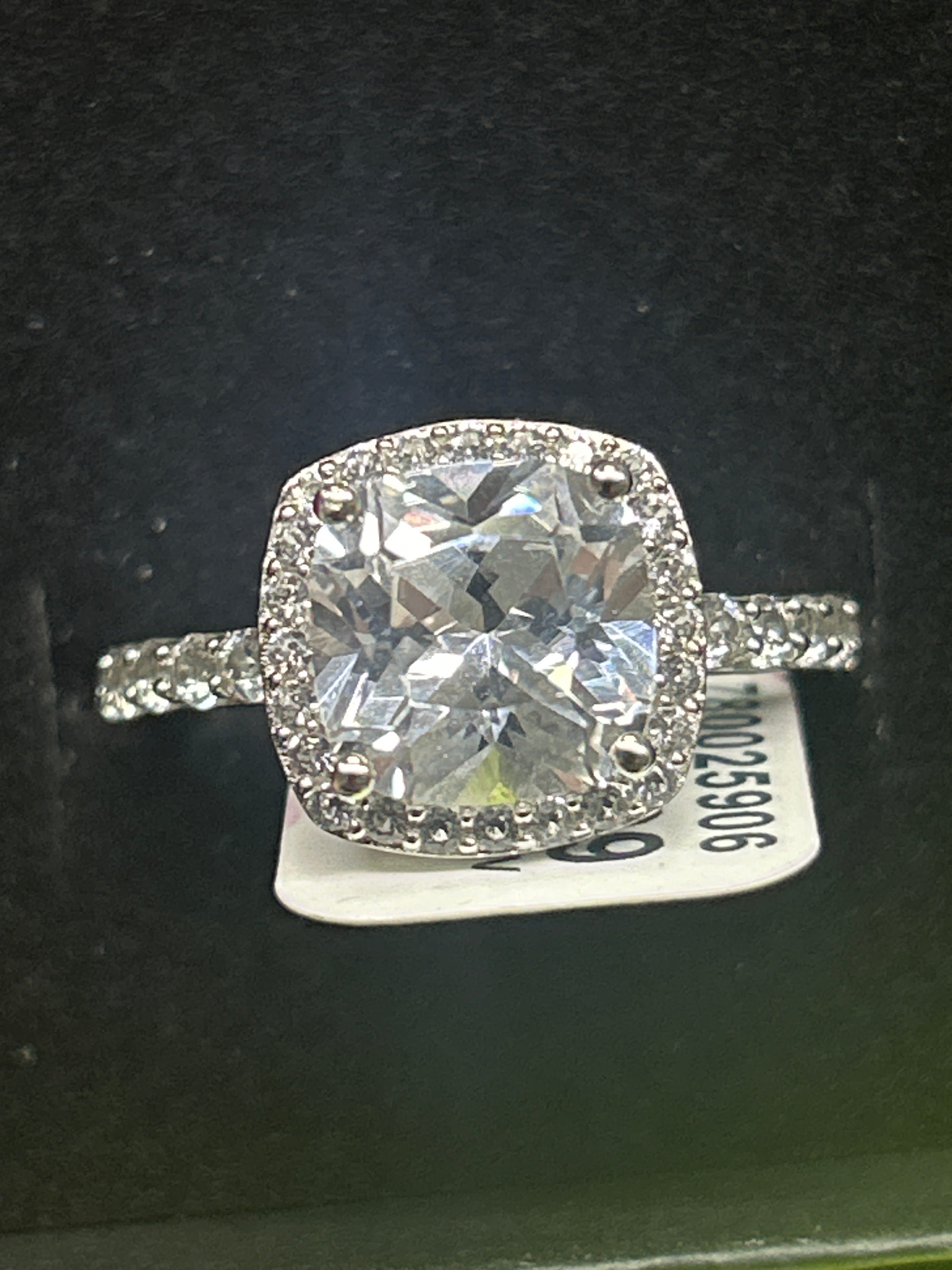 Silver Engagement Ring