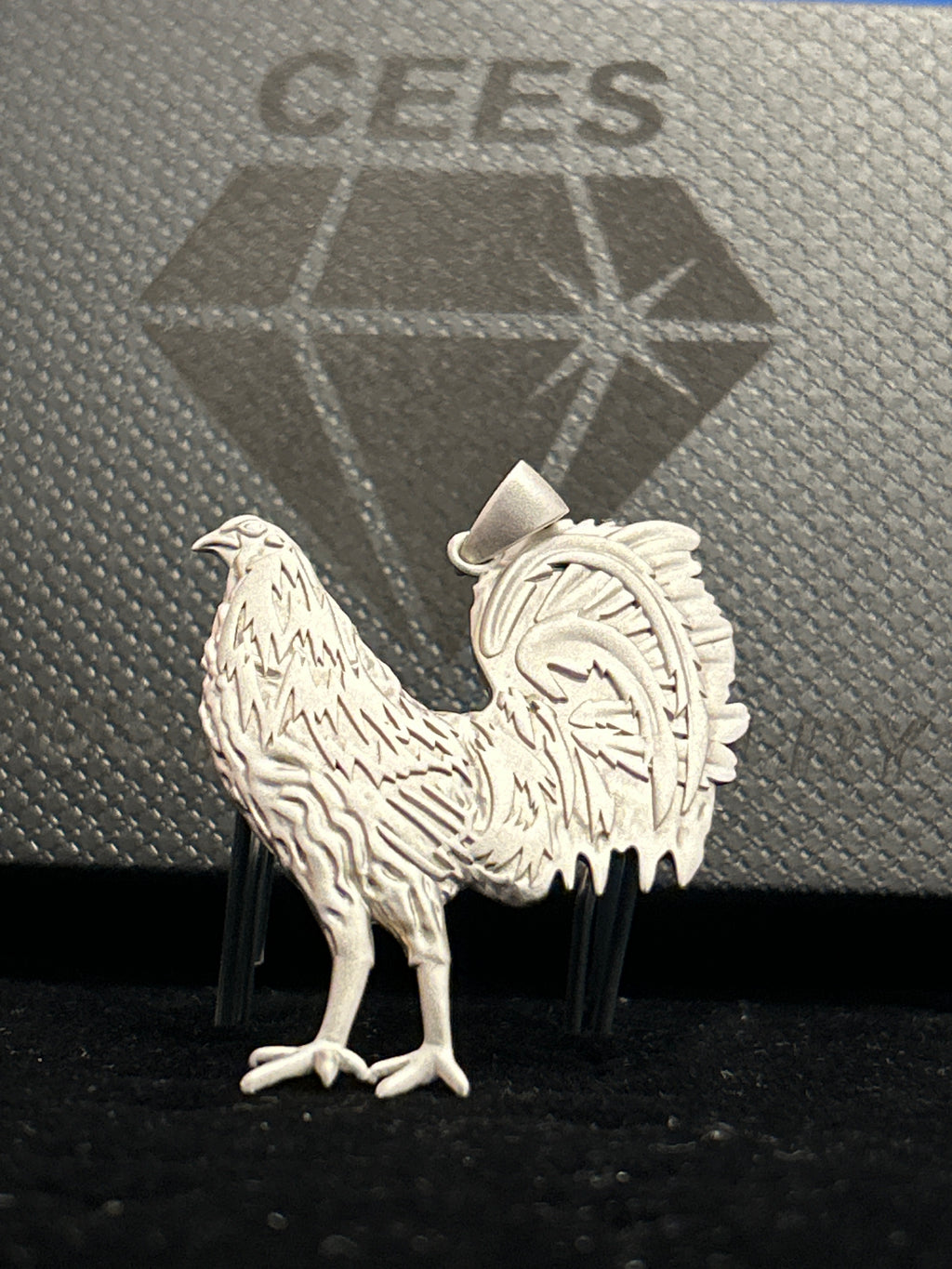 Silver 2x2 inch pendant