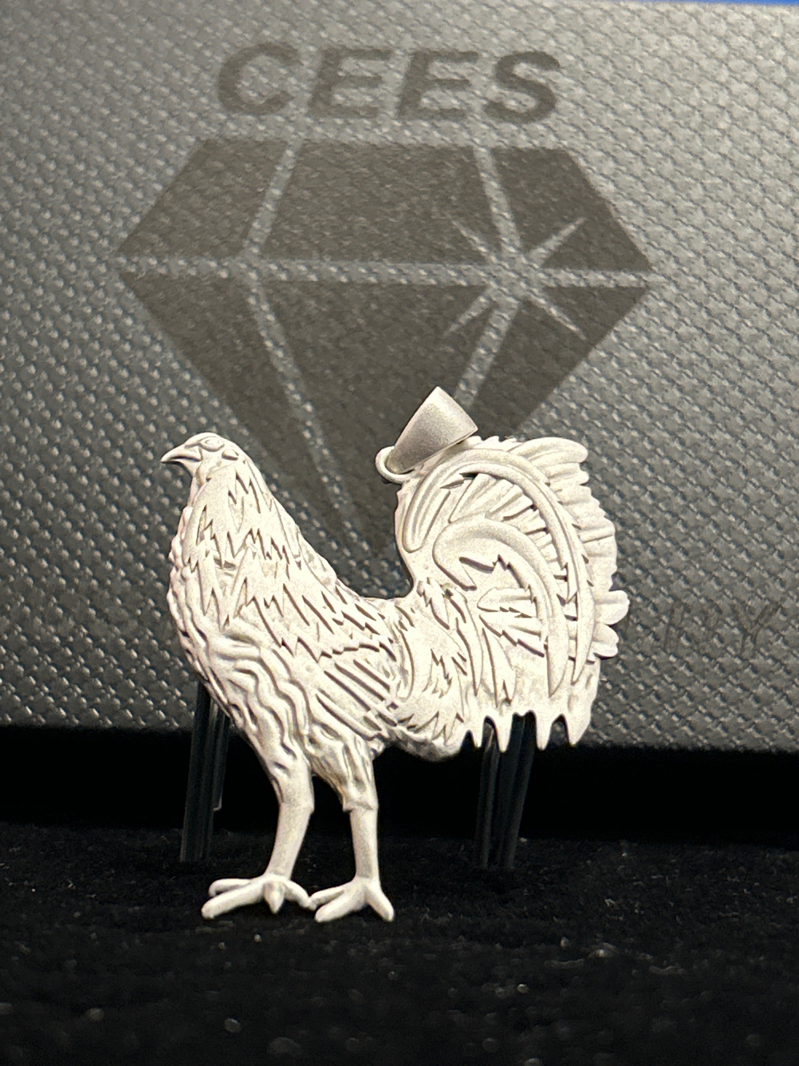 Silver 2x2 inch pendant