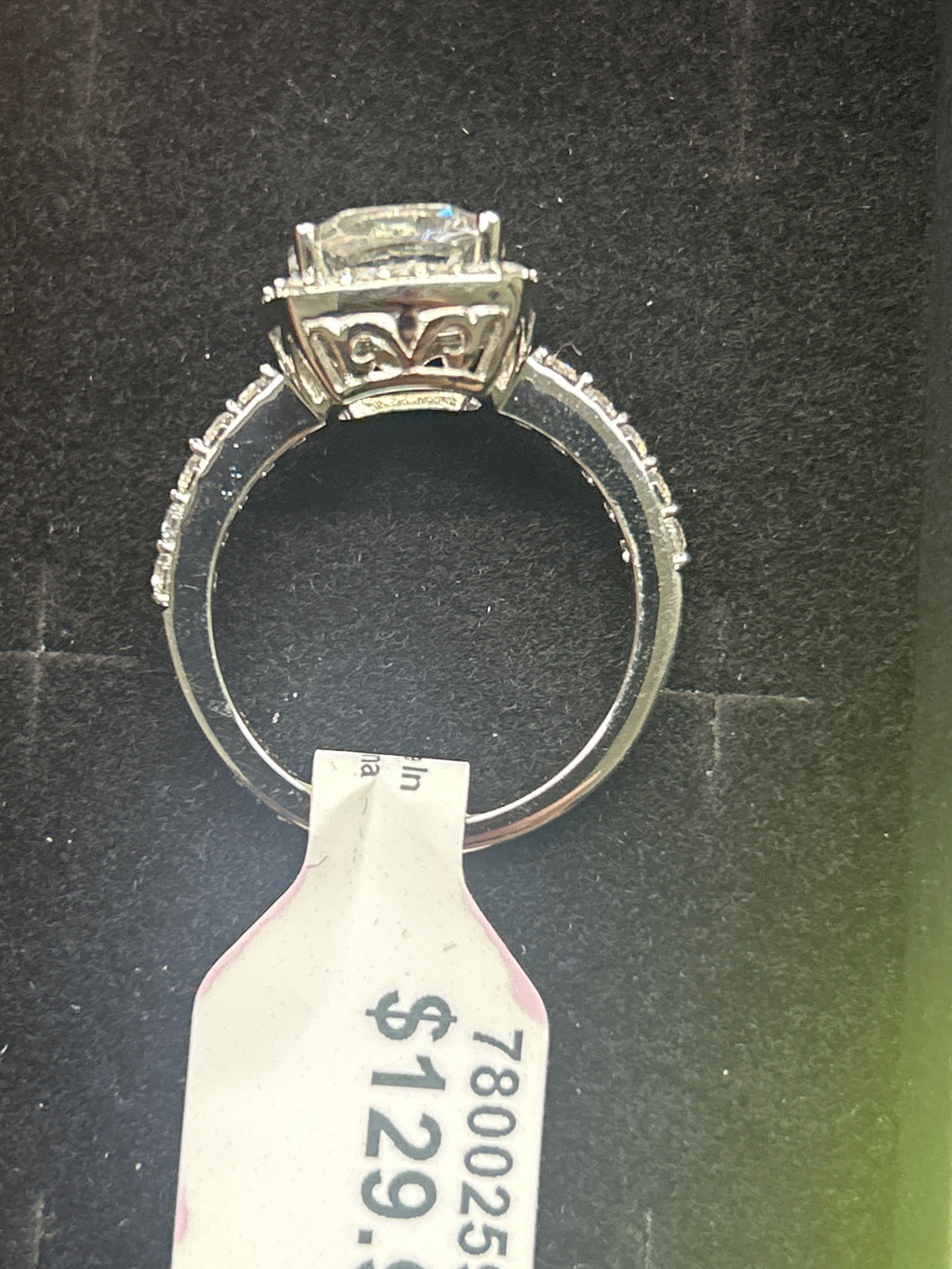 Silver Engagement Ring