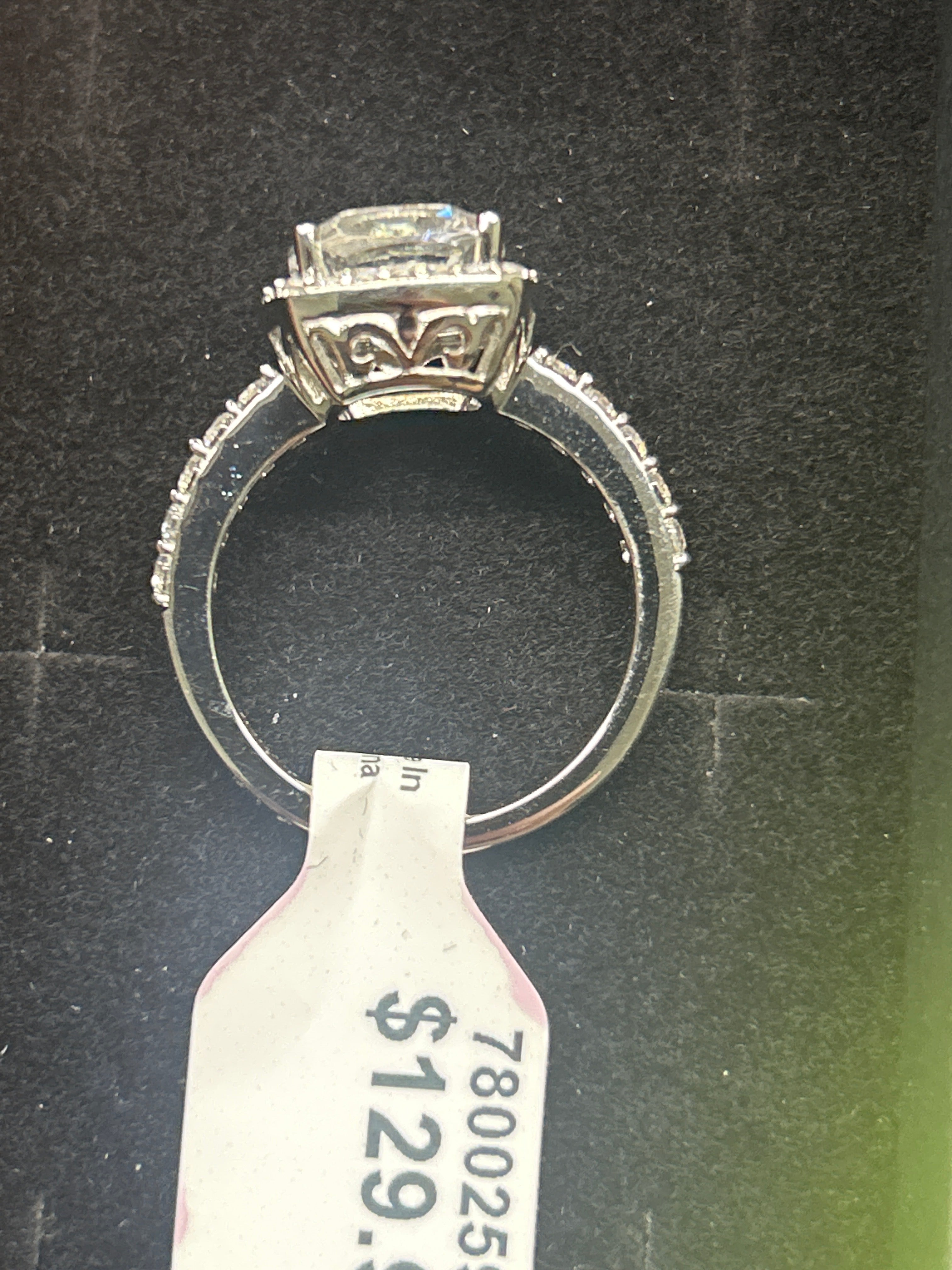 Silver Engagement Ring