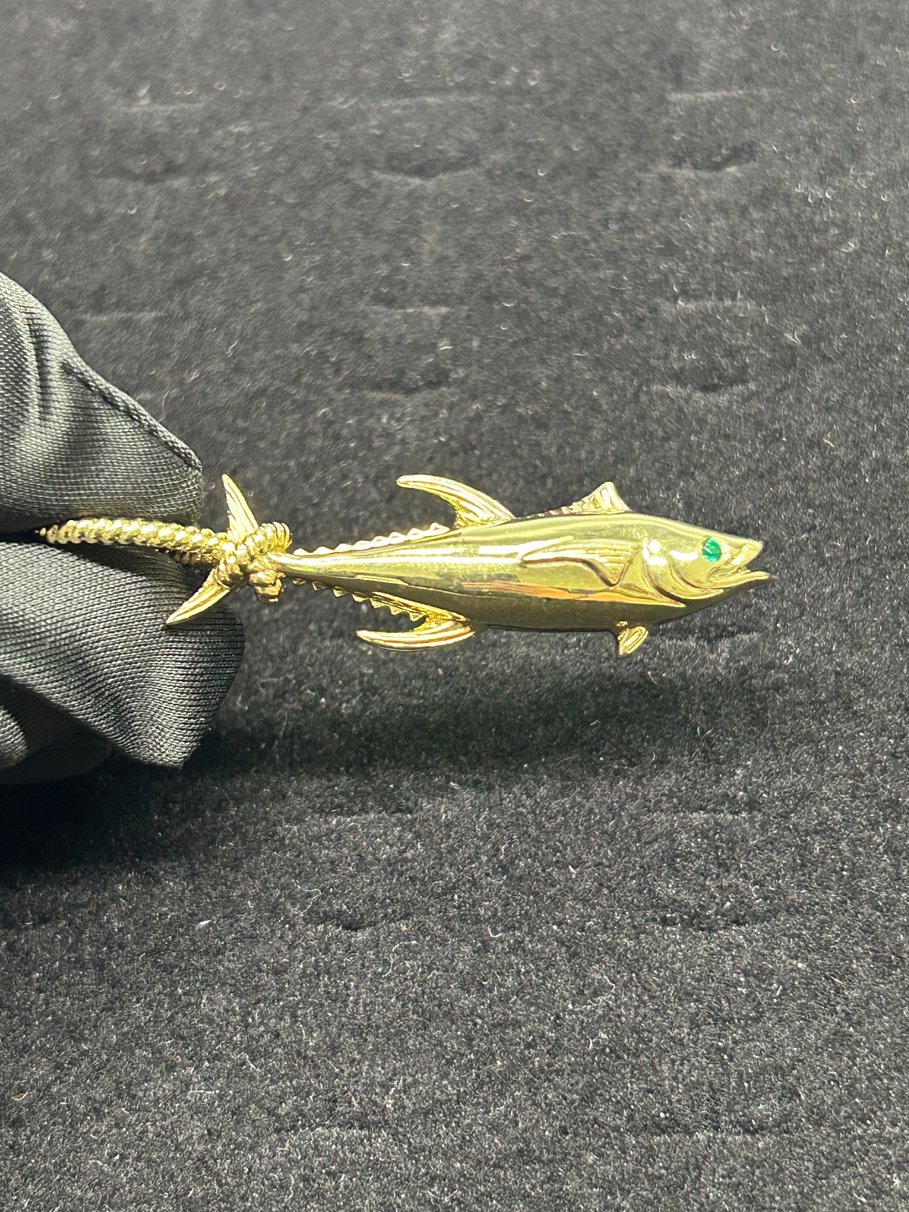 Tails Up Tuna pendant