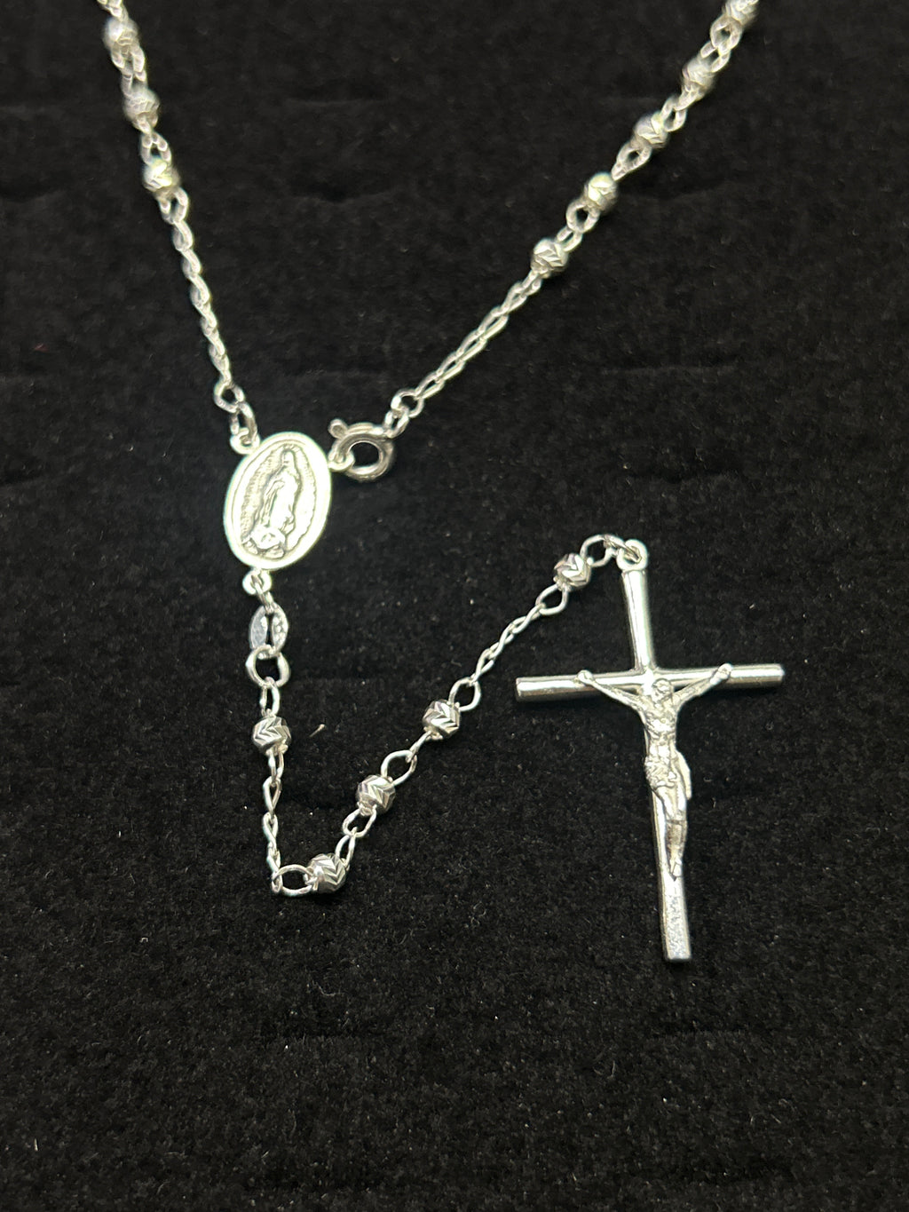 Silver Rosary