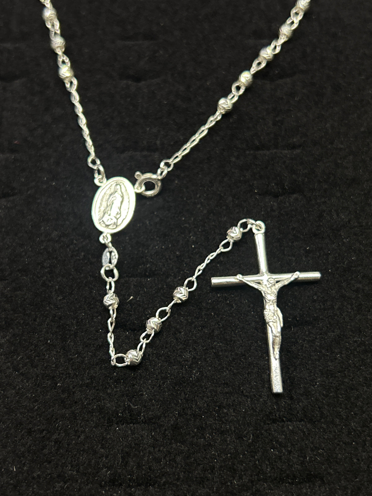 Silver Rosary