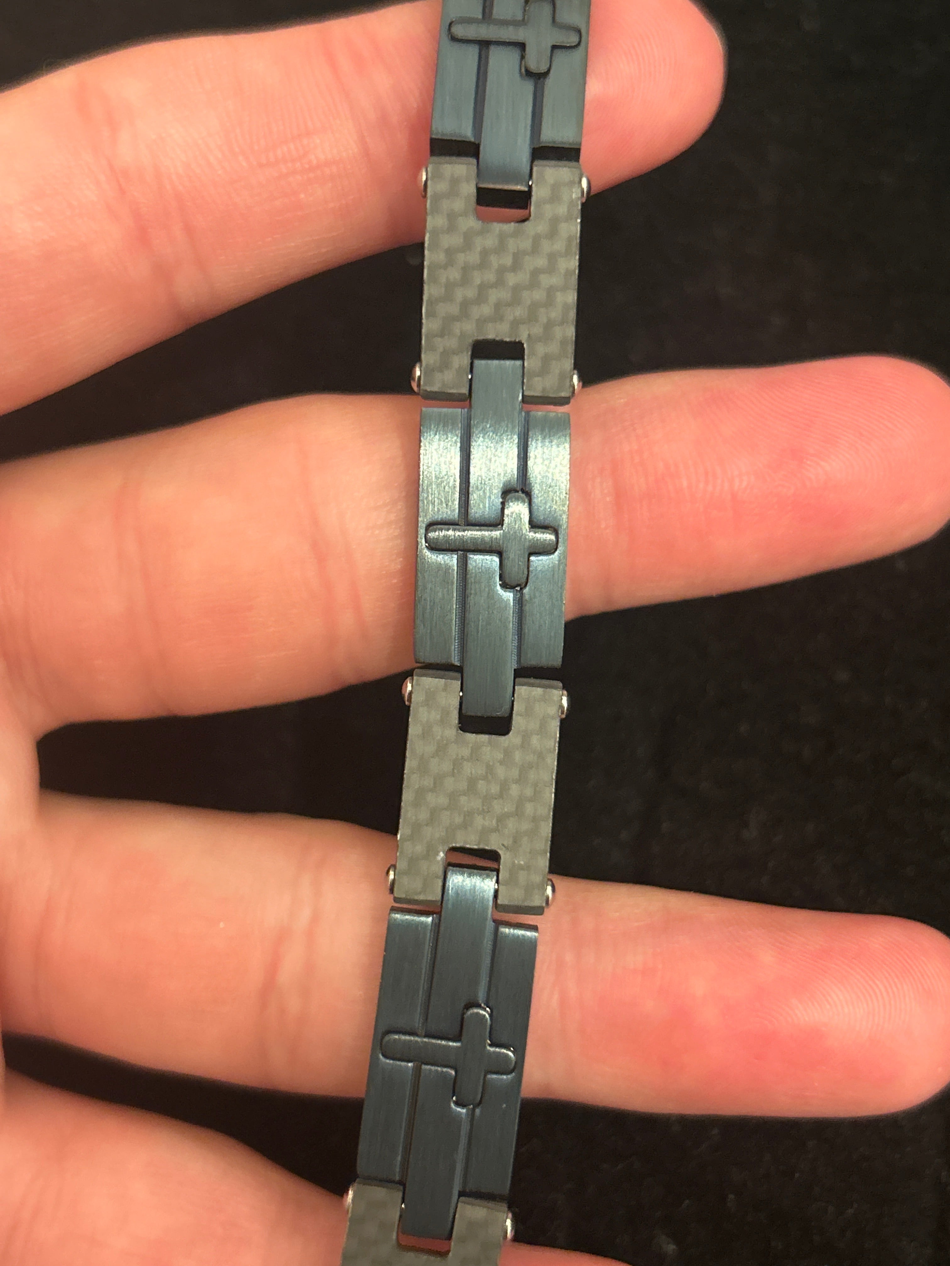 Carbon fiber Man Bracelet