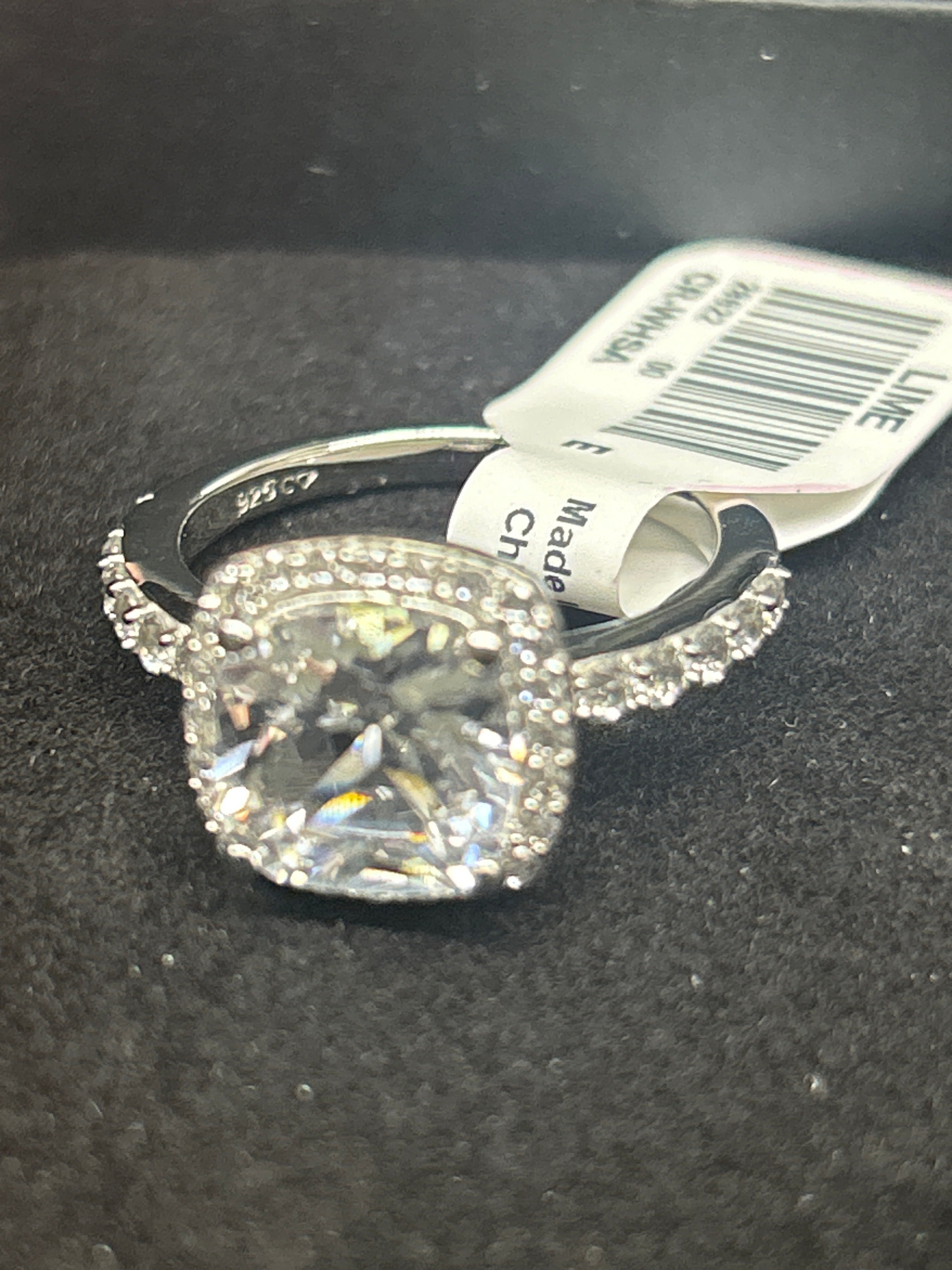 Silver Engagement Ring