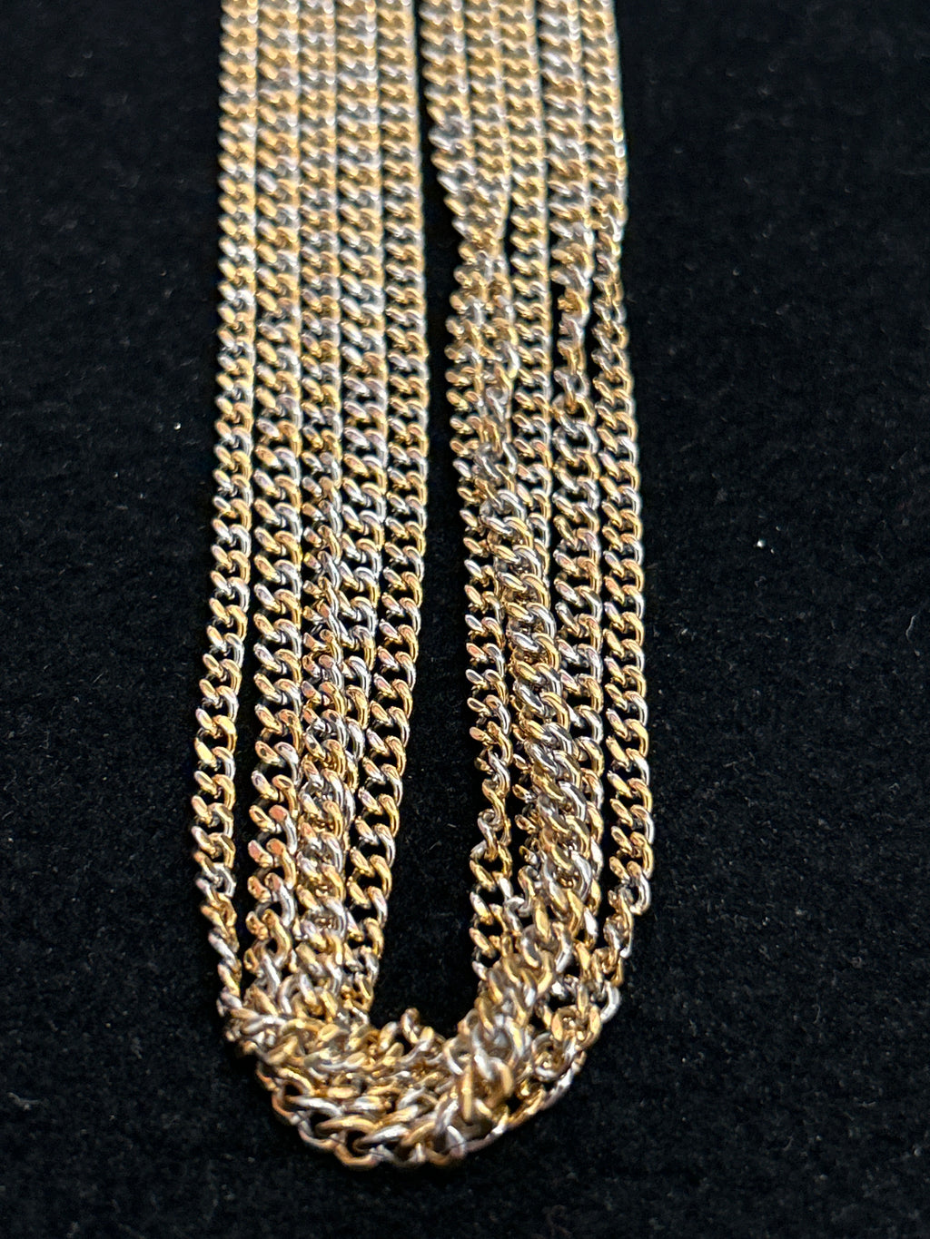 Two tone cuban chain